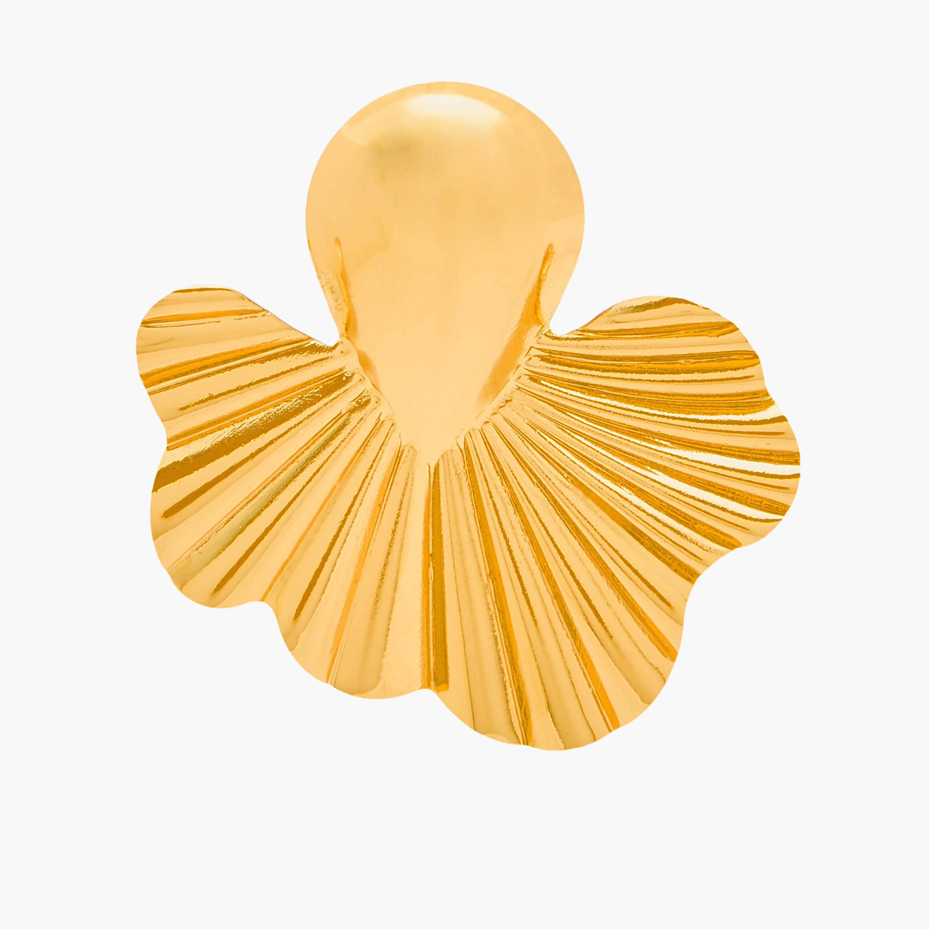 Floral Stud Earring with Pushback Closure-women-watchesandjewellery-jewellery-earrings-image-2