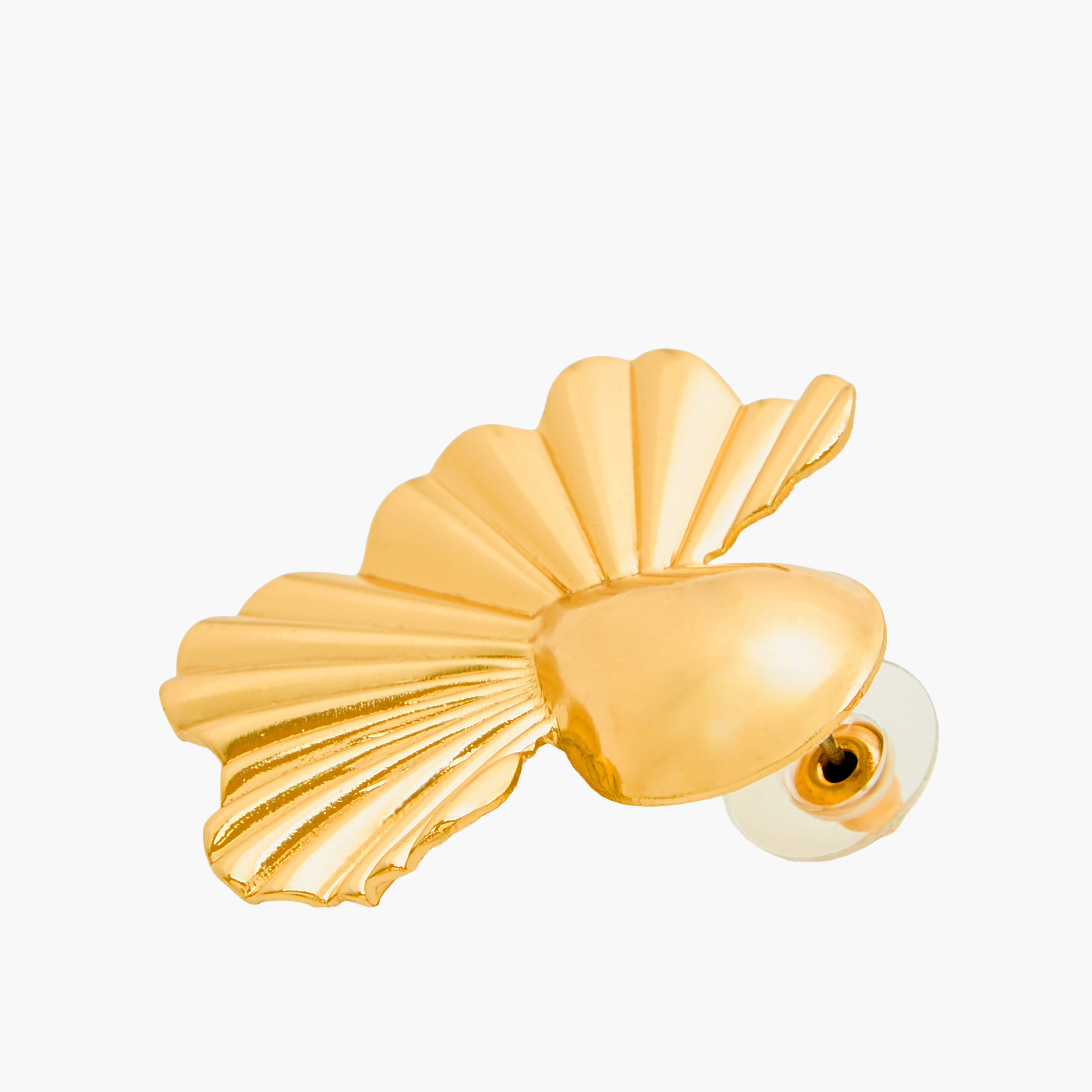 Floral Stud Earring with Pushback Closure-women-watchesandjewellery-jewellery-earrings-image-6