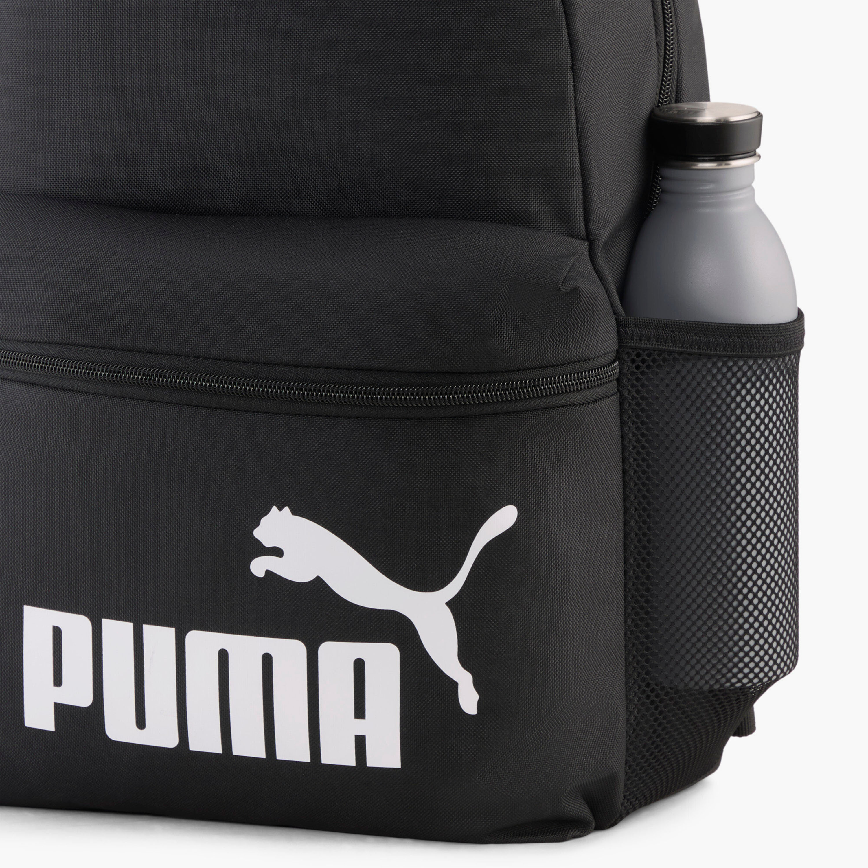 Puma Logo Print Backpack for Kids 8-13 Years with Pencil Pouch-school-bagsandbackpacks-backpacks-image-2