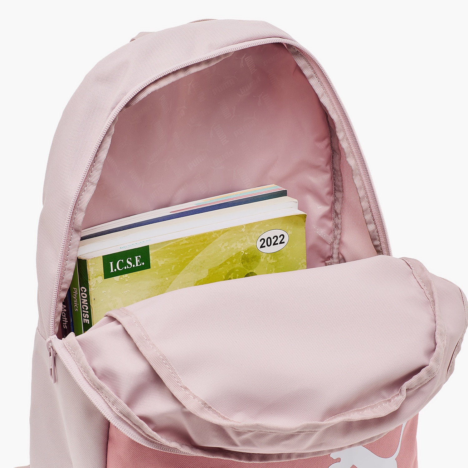 PUMA Logo Print Backpack for Girls 5-13 Years with Lunch Bag and Pouch-school-bagsandbackpacks-backpacks-image-5