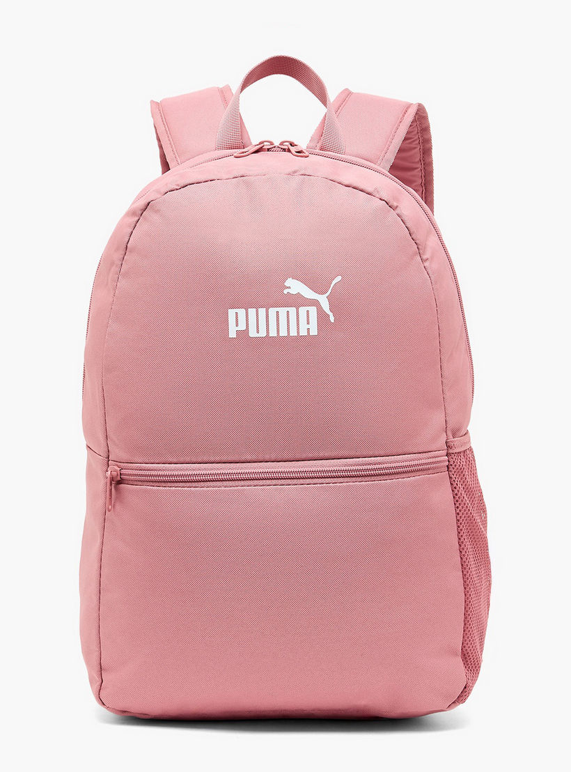 PUMA Logo Print Backpack for Girls 5-13 Years with Front Pocket-school-bagsandbackpacks-backpacks-image-1