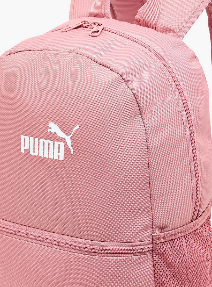 PUMA Logo Print Backpack for Girls 5-13 Years with Front Pocket-school-bagsandbackpacks-backpacks-image-2