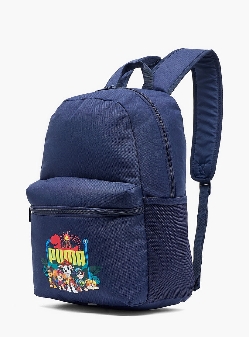 PUMA Logo Print Backpack for Boys 5-13 Years with Lunch Bag and Pouch-school-bagsandbackpacks-backpacks-image-6