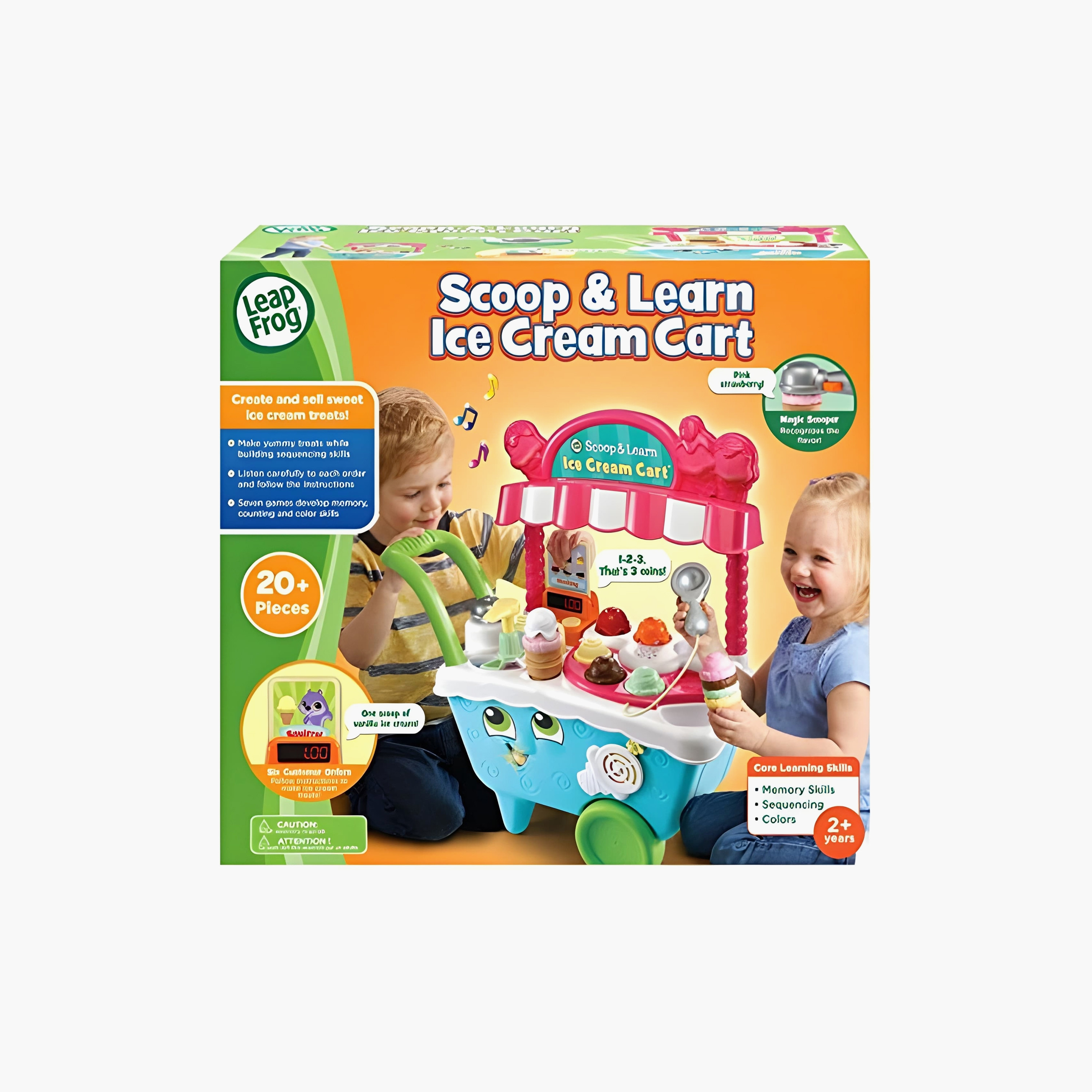 Leap Frog Scoop & Learn Ice Cream Cart Interactive Learning Toy-toys-babyandtoddlertoys-learningtoys-image-7