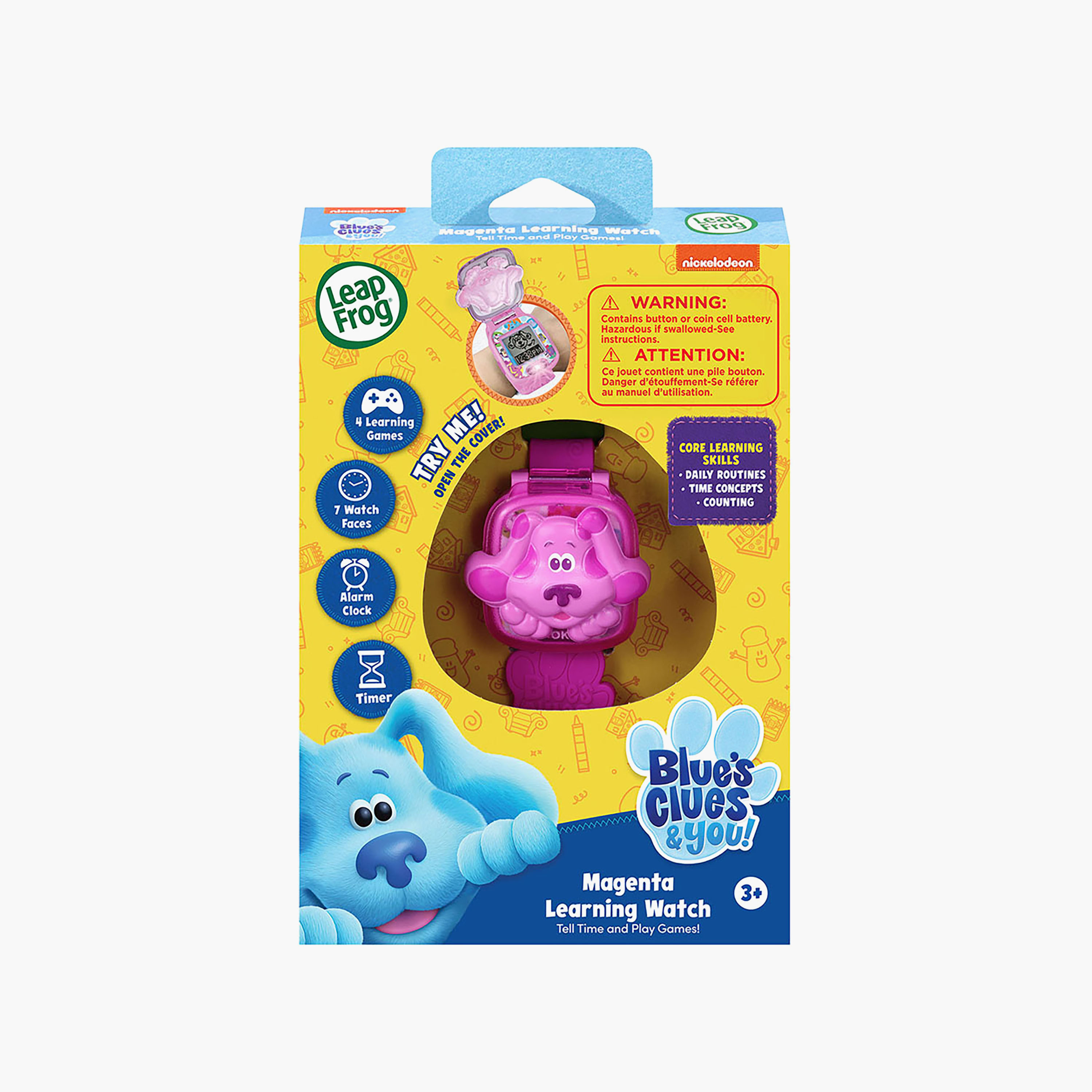 ساعة يد تعليمية تفاعلية باللون الأرجواني (ماجينتا) من ليب فروج-toys-babyandtoddlertoys-learningtoys-image-7