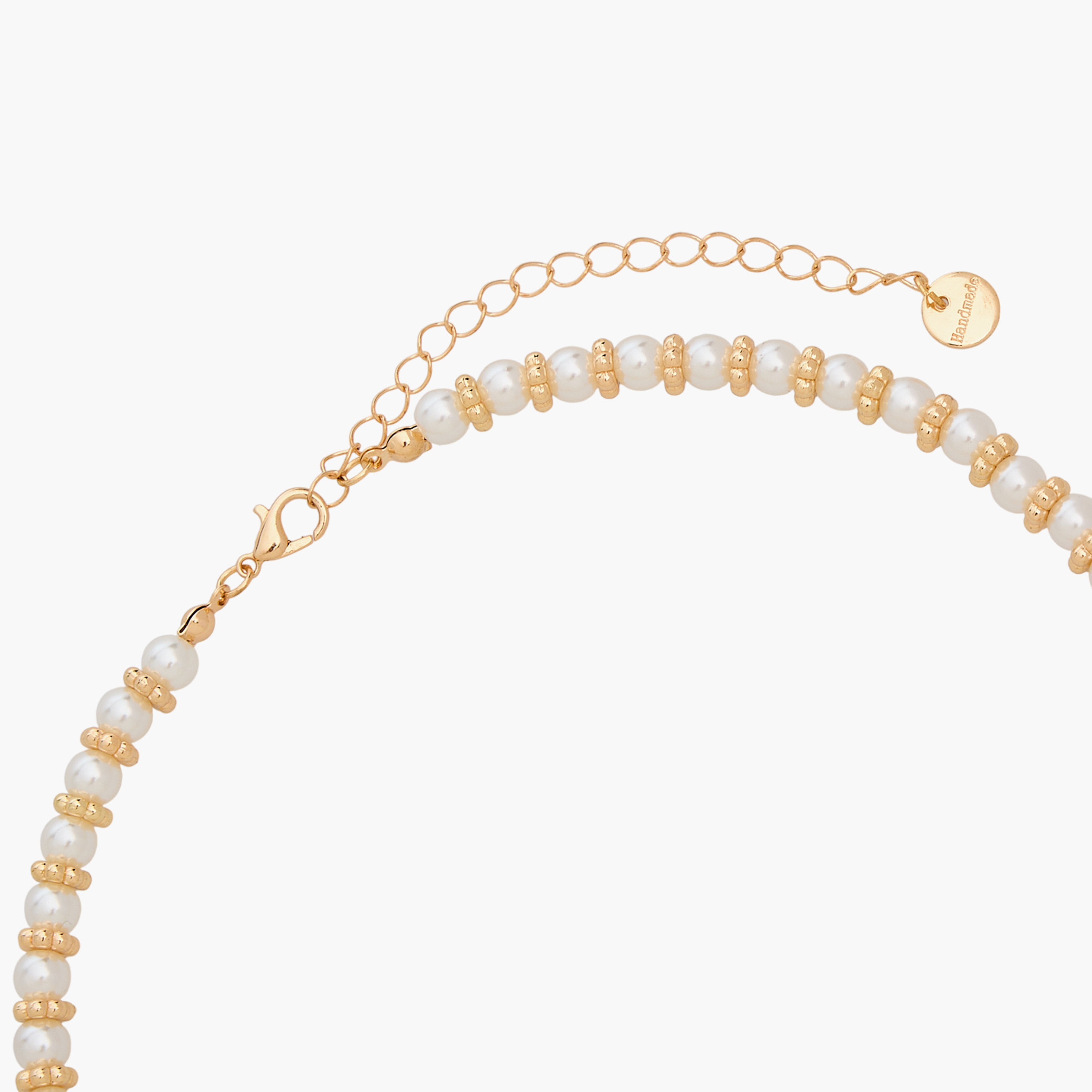 طقم عقود متعددة الطبقات بقلوب ولؤلؤ - 5 قطع-women-watchesandjewellery-jewellery-necklacesandpendants-image-7