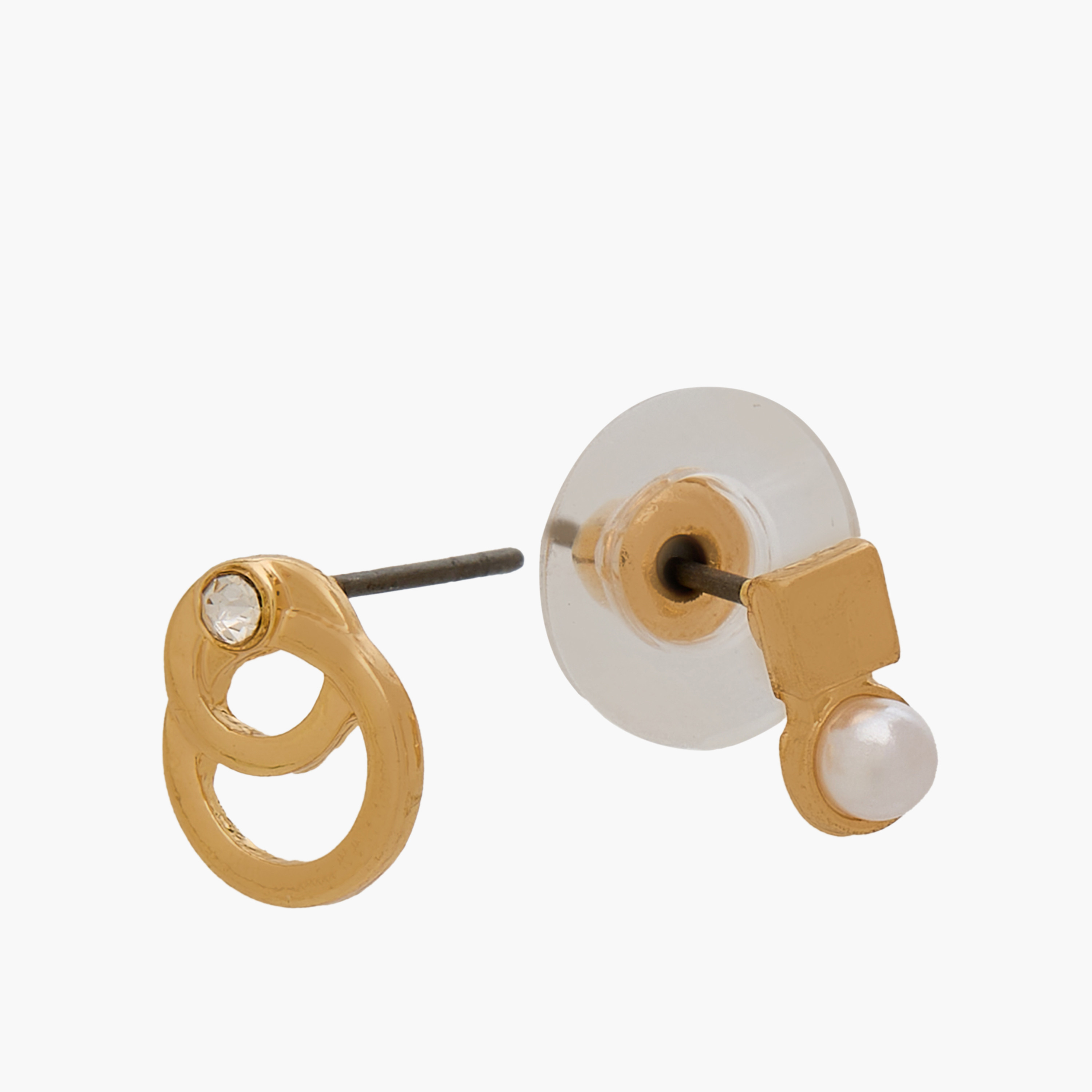 Pack of 6 Gold Tone Assorted Earrings with Pushback Closure-women-watchesandjewellery-jewellery-earrings-image-4