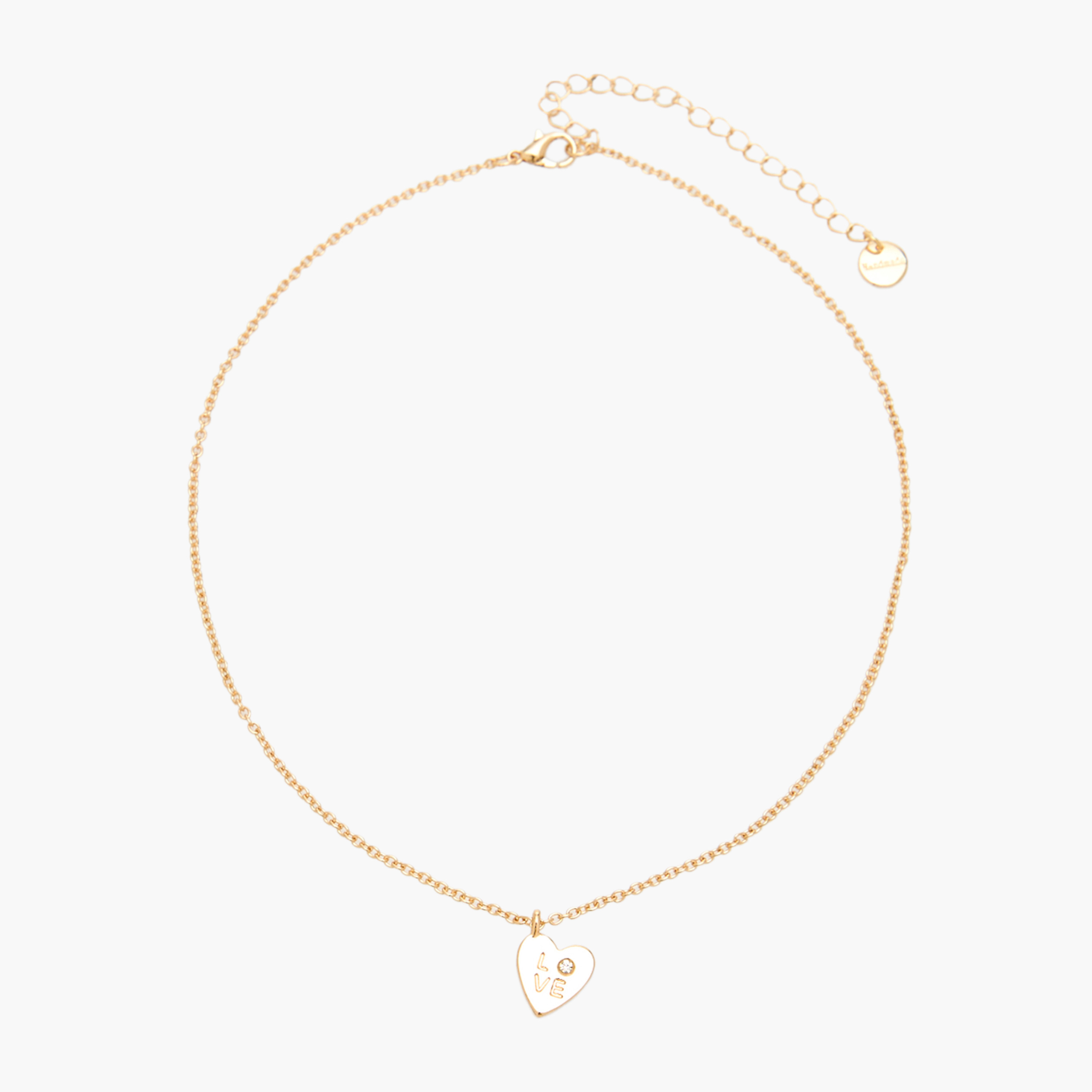 عقد بلون ذهبي بدلاية قلب-women-watchesandjewellery-jewellery-necklacesandpendants-image-1