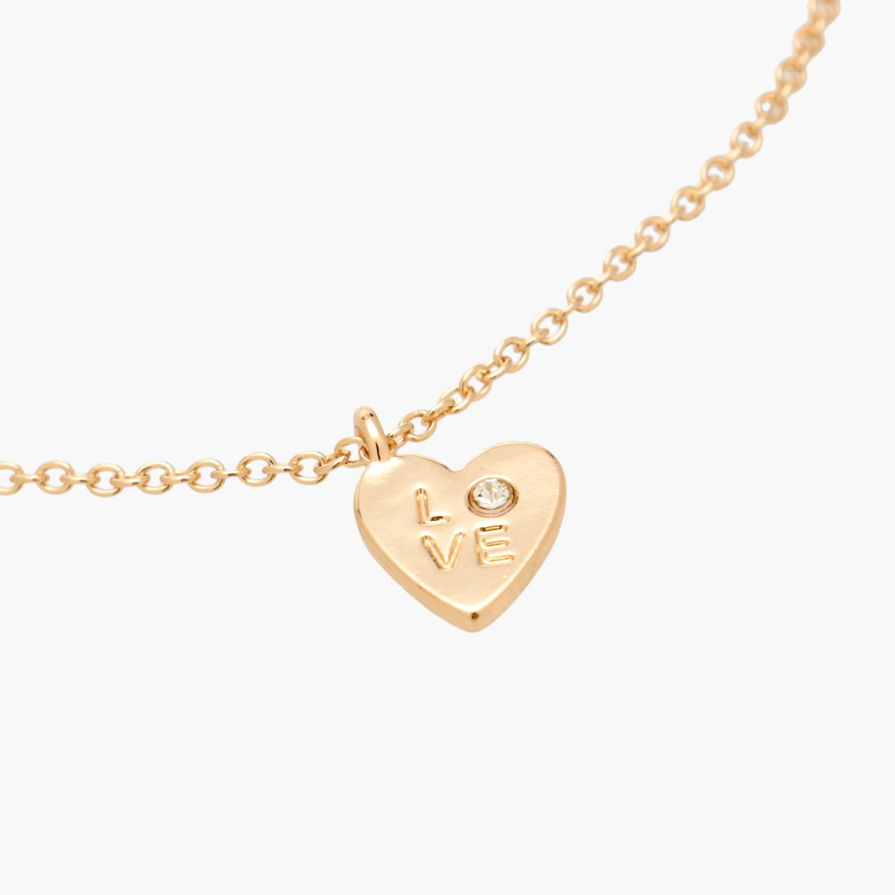 عقد بلون ذهبي بدلاية قلب-women-watchesandjewellery-jewellery-necklacesandpendants-image-3