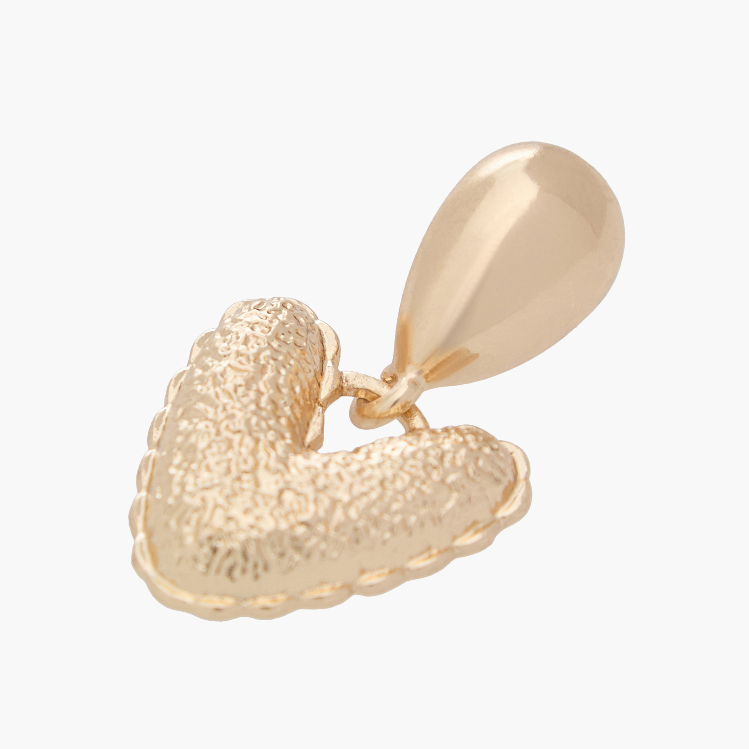 حلقان معدنية متدلية على شكل قلب بمكبس إغلاق خلفي-women-watchesandjewellery-jewellery-earrings-image-3