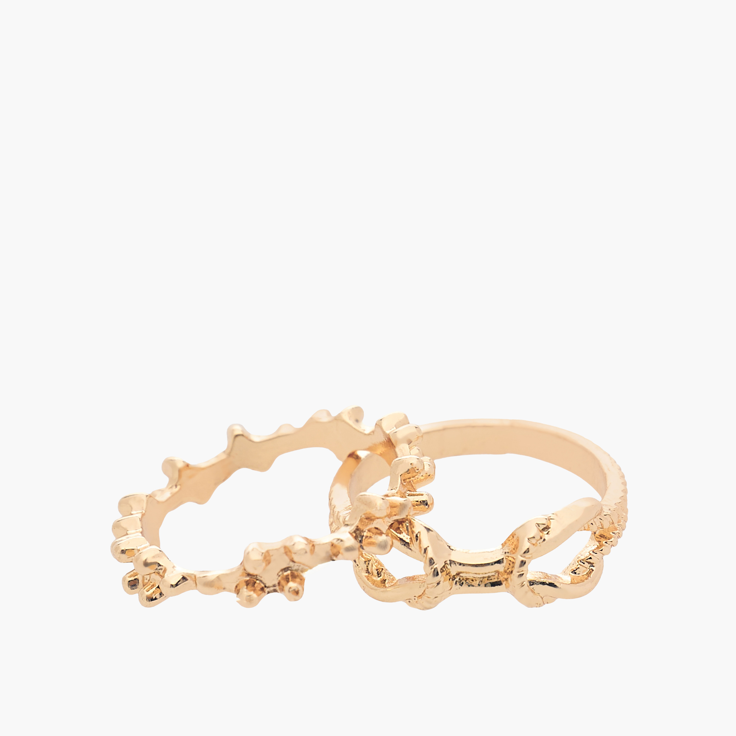 خواتم ميتالك - طقم من 10 قطع-women-watchesandjewellery-jewellery-rings-image-3