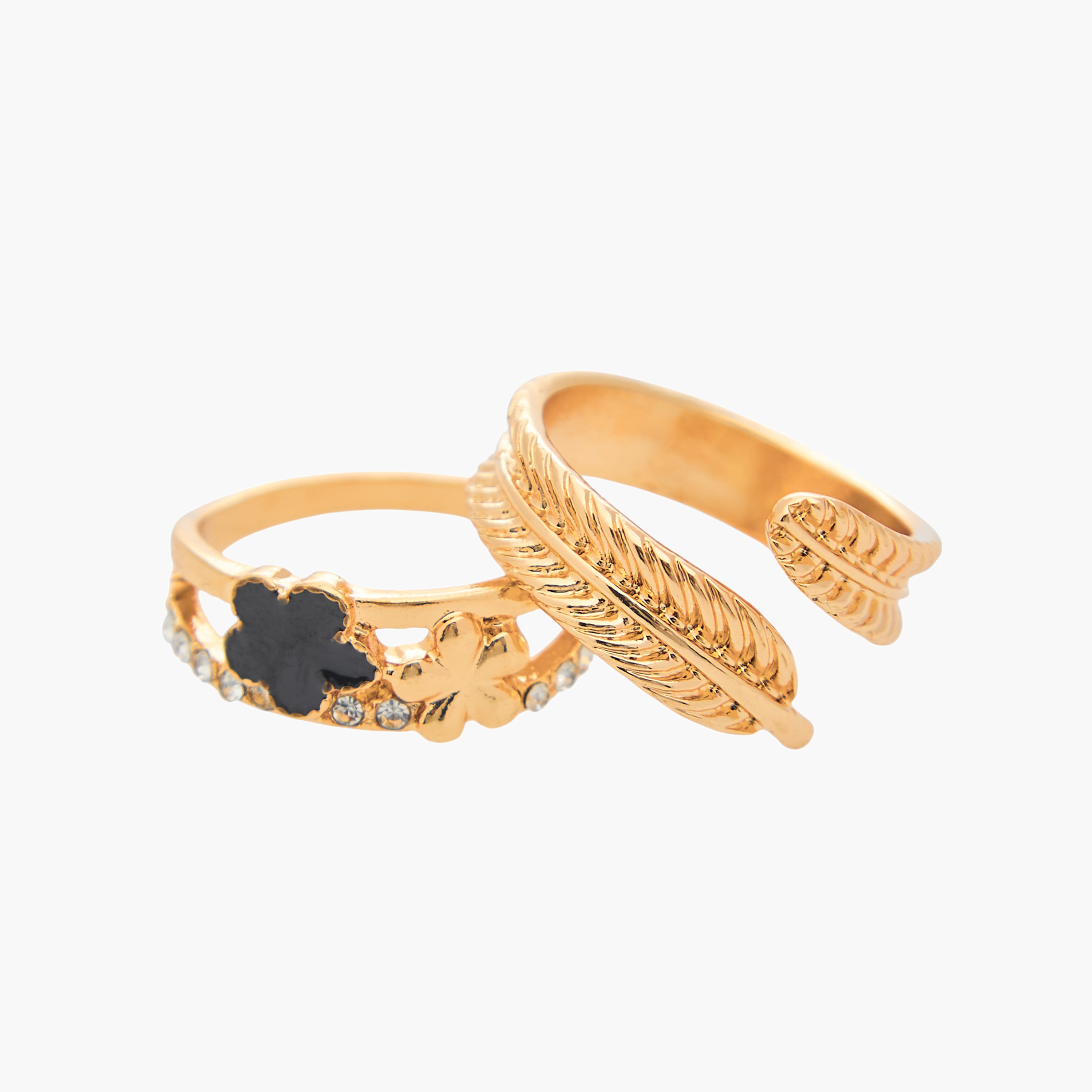 خواتم ميتالك - طقم من 8 قطع-women-watchesandjewellery-jewellery-rings-image-3
