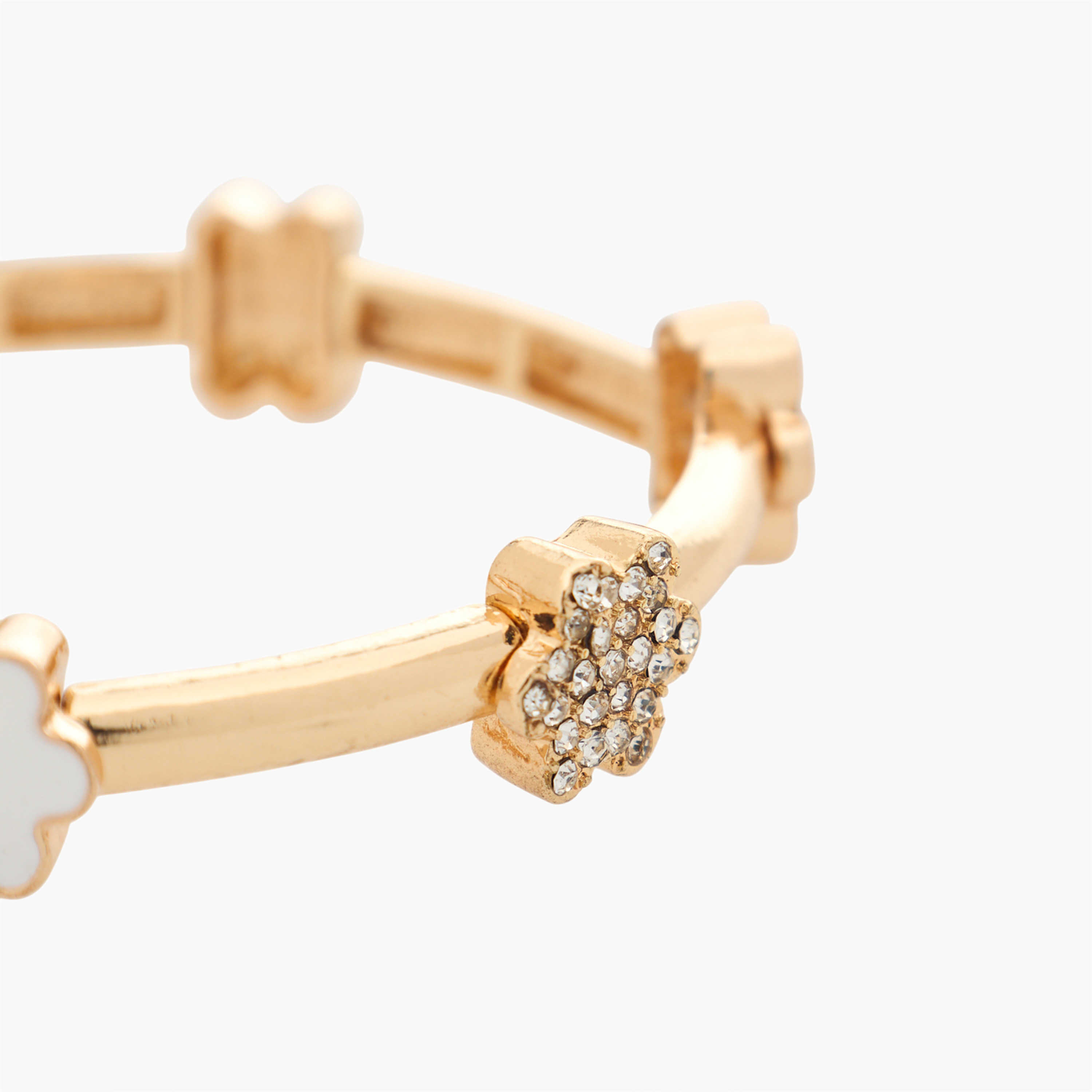 Gold Tone Embellished Bracelet-women-watchesandjewellery-jewellery-banglesandbracelets-image-4