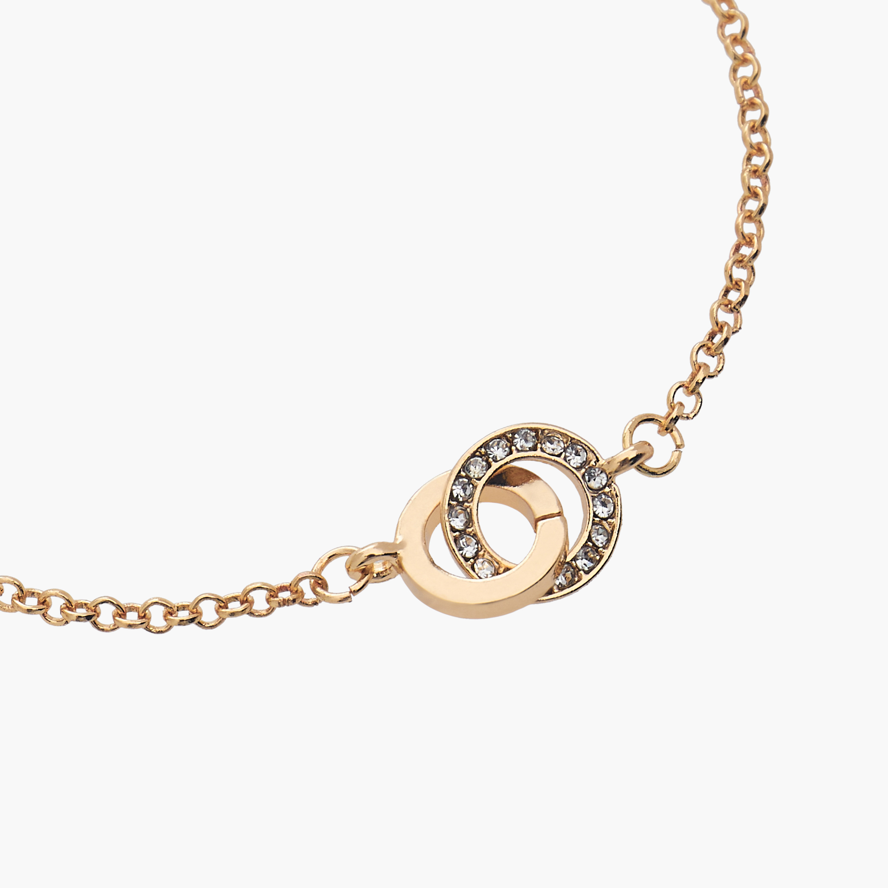 Gold Tone Stone Embellished Anklet-women-watchesandjewellery-jewellery-anklets-image-3