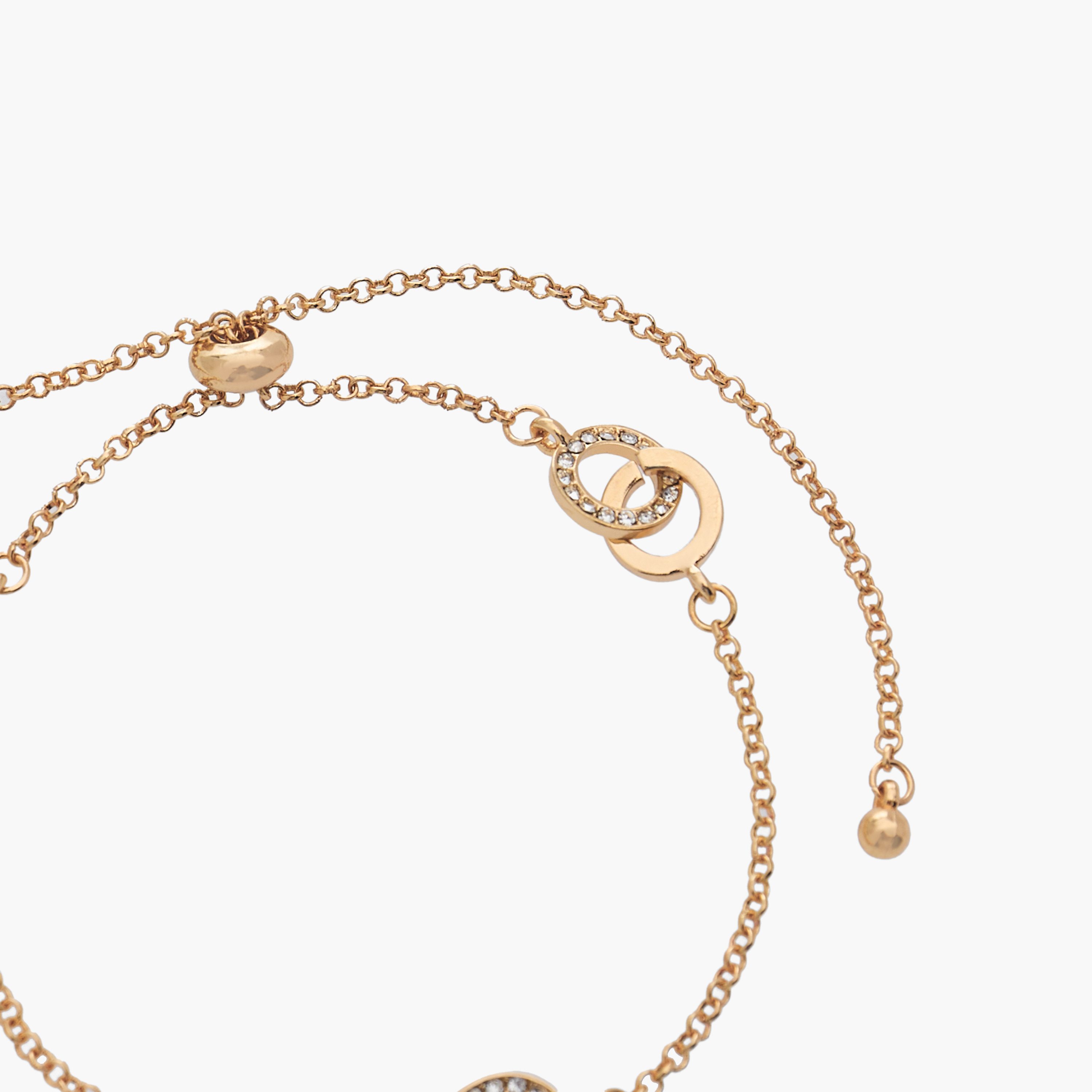 Gold Tone Stone Embellished Anklet-women-watchesandjewellery-jewellery-anklets-image-4
