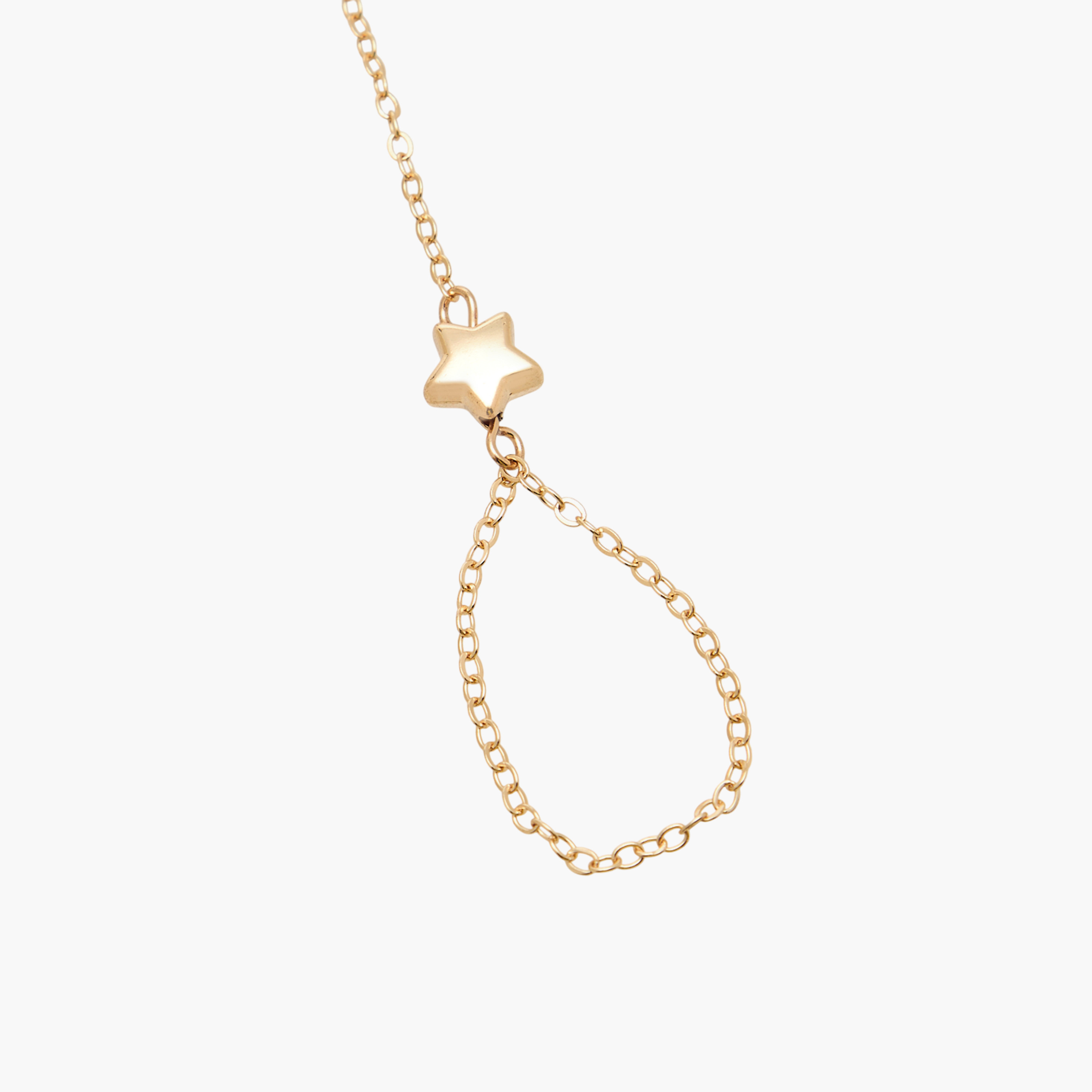 Gold Tone Star Design Anklet-women-watchesandjewellery-jewellery-anklets-image-4