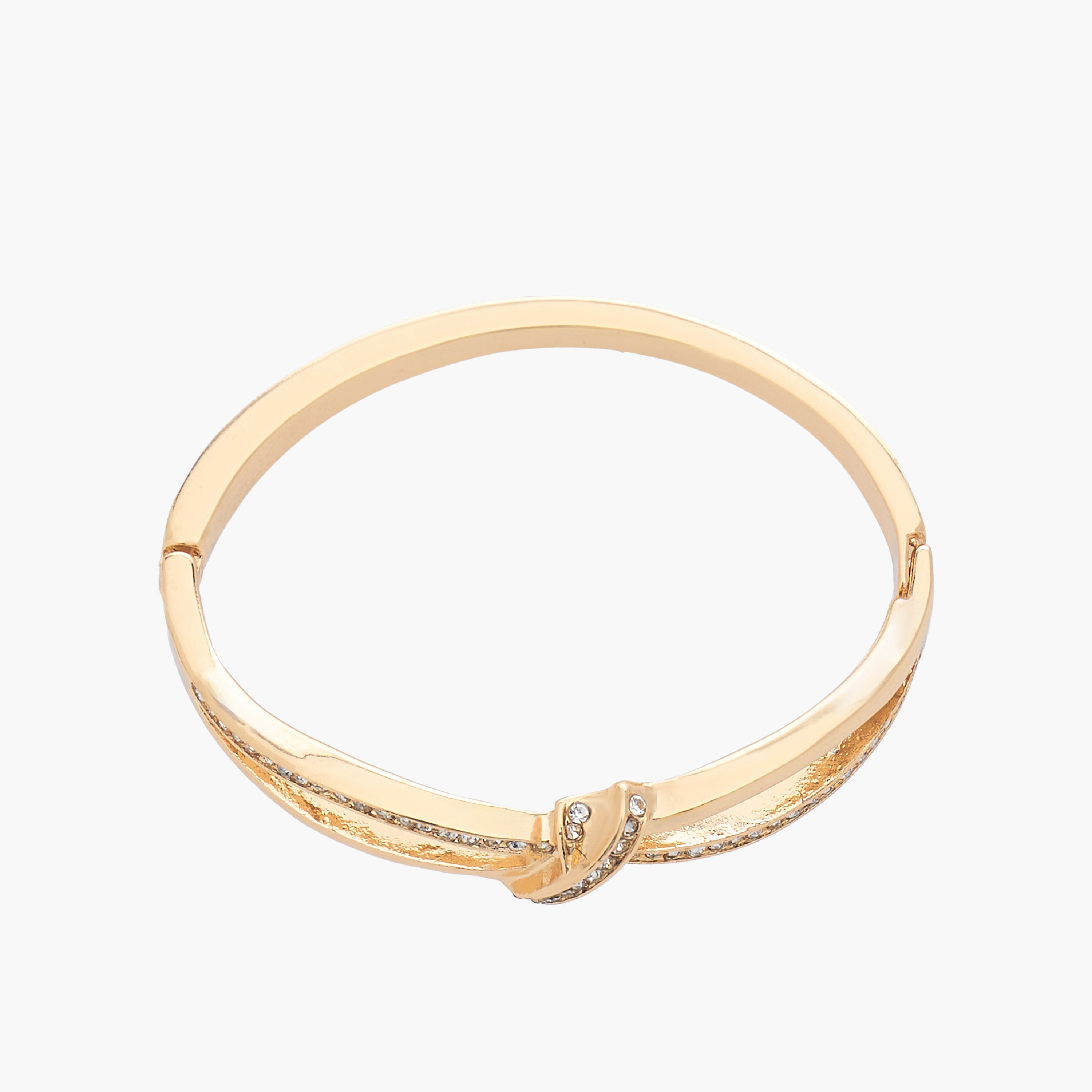 Gold Tone Embellished Bracelet-women-watchesandjewellery-jewellery-banglesandbracelets-image-2