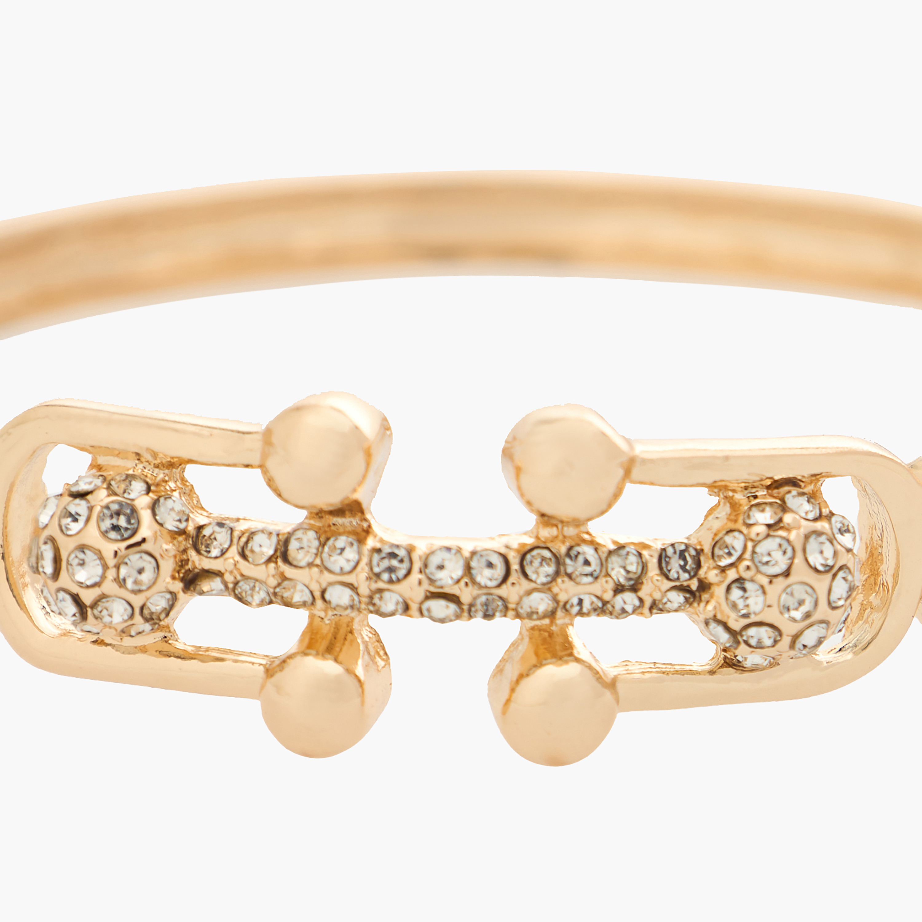 Gold Tone Embellished Bracelet-women-watchesandjewellery-jewellery-banglesandbracelets-image-4