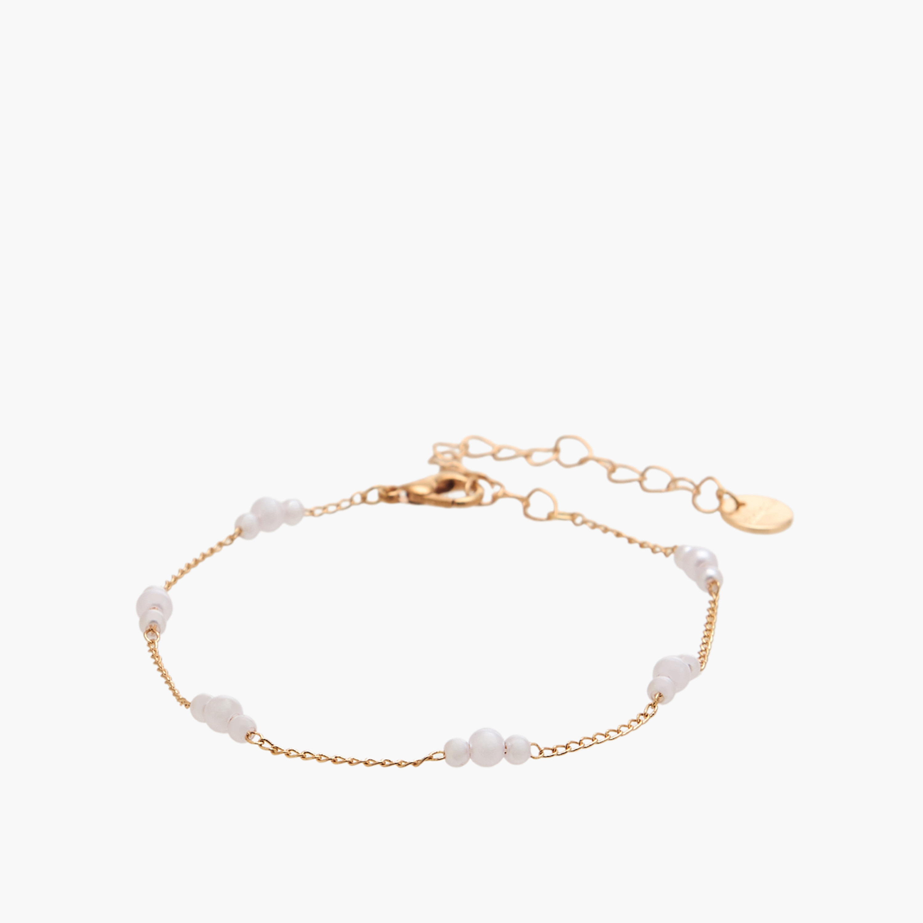 أساور بلون ذهبي مزينة - 4 قطع-women-watchesandjewellery-jewellery-banglesandbracelets-image-2