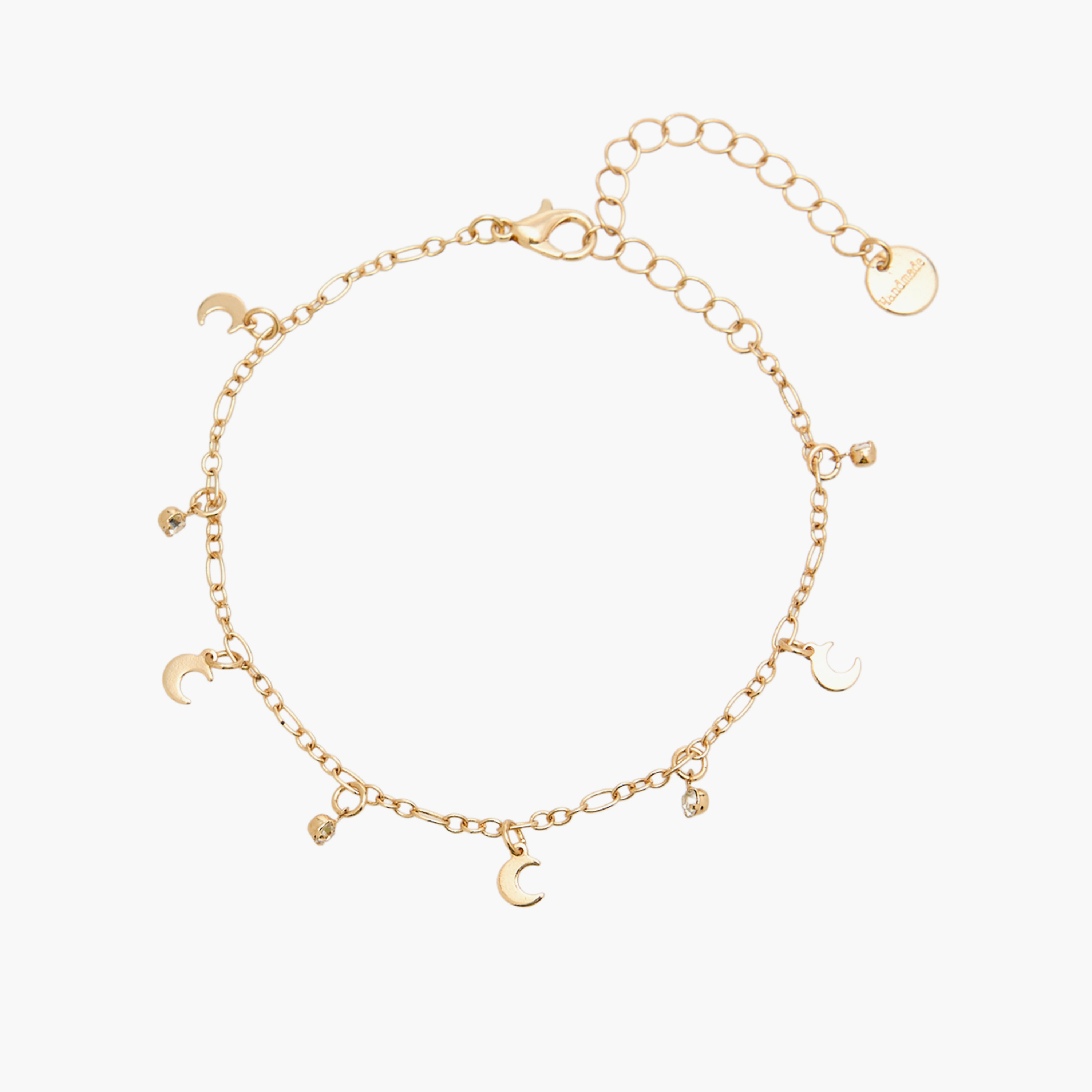 أساور بلون ذهبي مزينة - 4 قطع-women-watchesandjewellery-jewellery-banglesandbracelets-image-6
