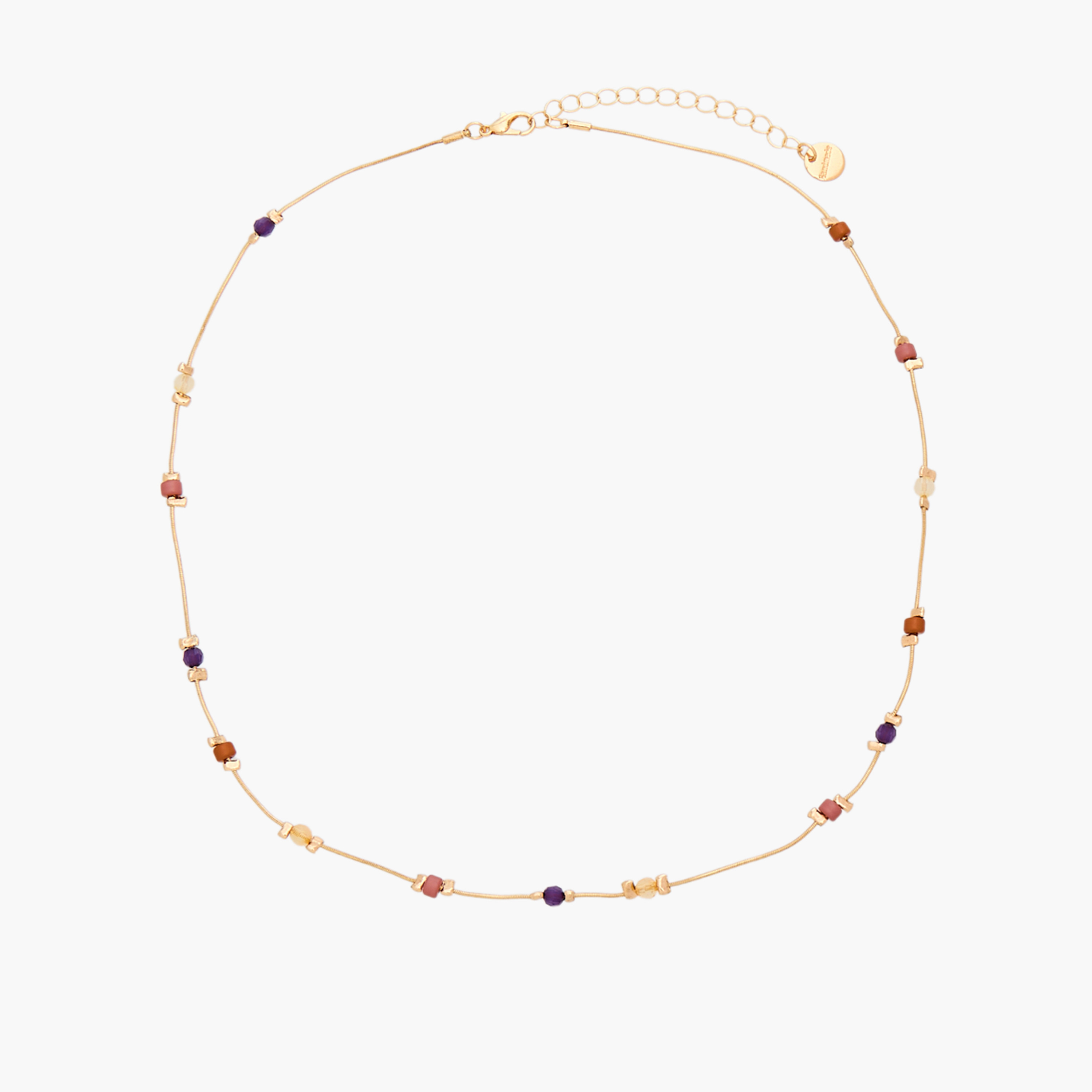 Set of 5 - Gold Tone Necklace with Assorted Design-women-watchesandjewellery-jewellery-necklacesandpendants-image-4