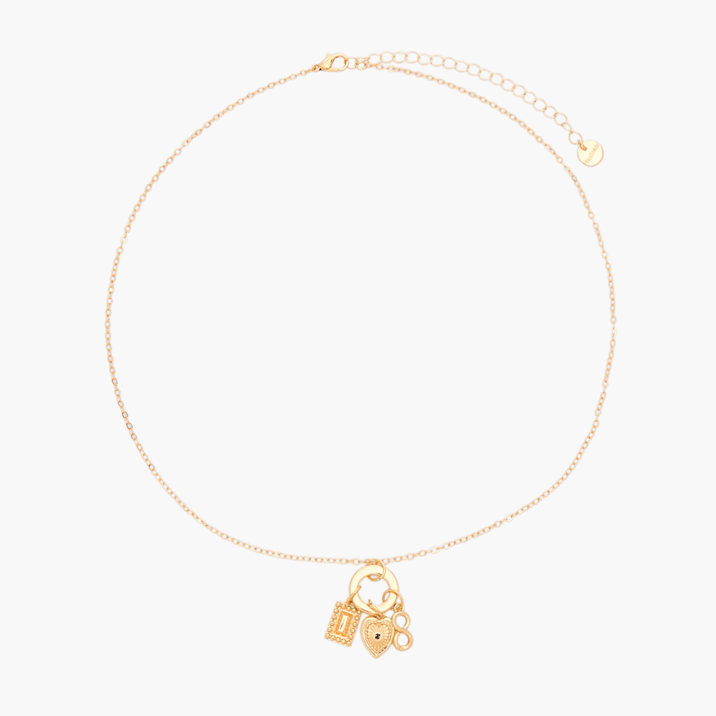 Set of 5 - Gold Tone Necklace with Assorted Design-women-watchesandjewellery-jewellery-necklacesandpendants-image-5