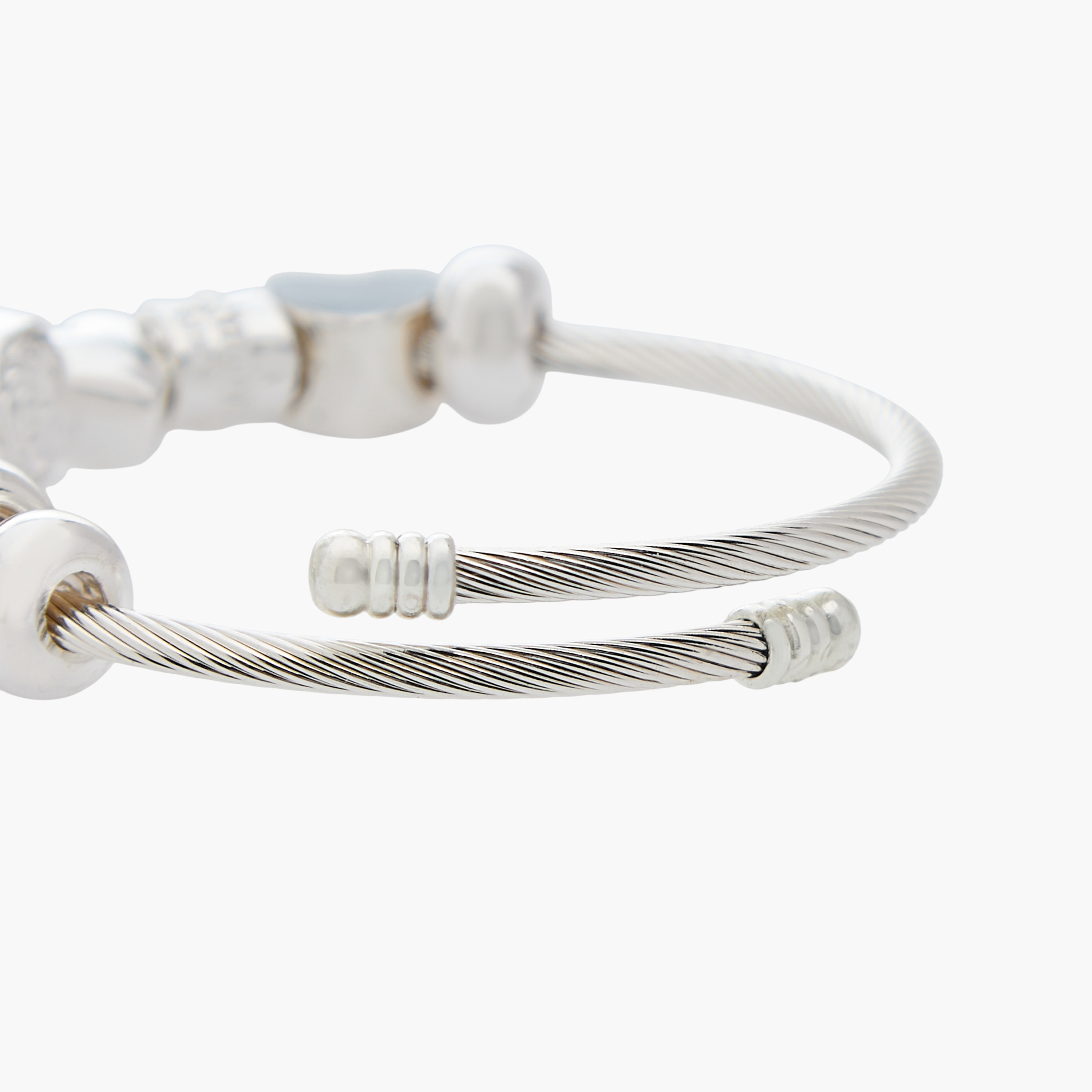Silver Tone Charm Accent Bracelet-women-watchesandjewellery-jewellery-banglesandbracelets-image-4