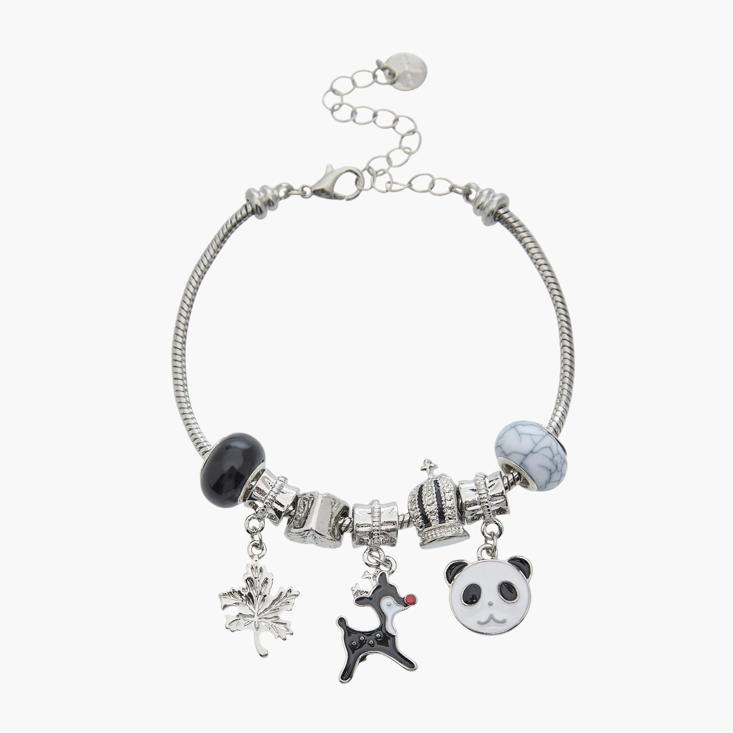 Silver Tone Charm Bracelet-women-watchesandjewellery-jewellery-banglesandbracelets-image-2