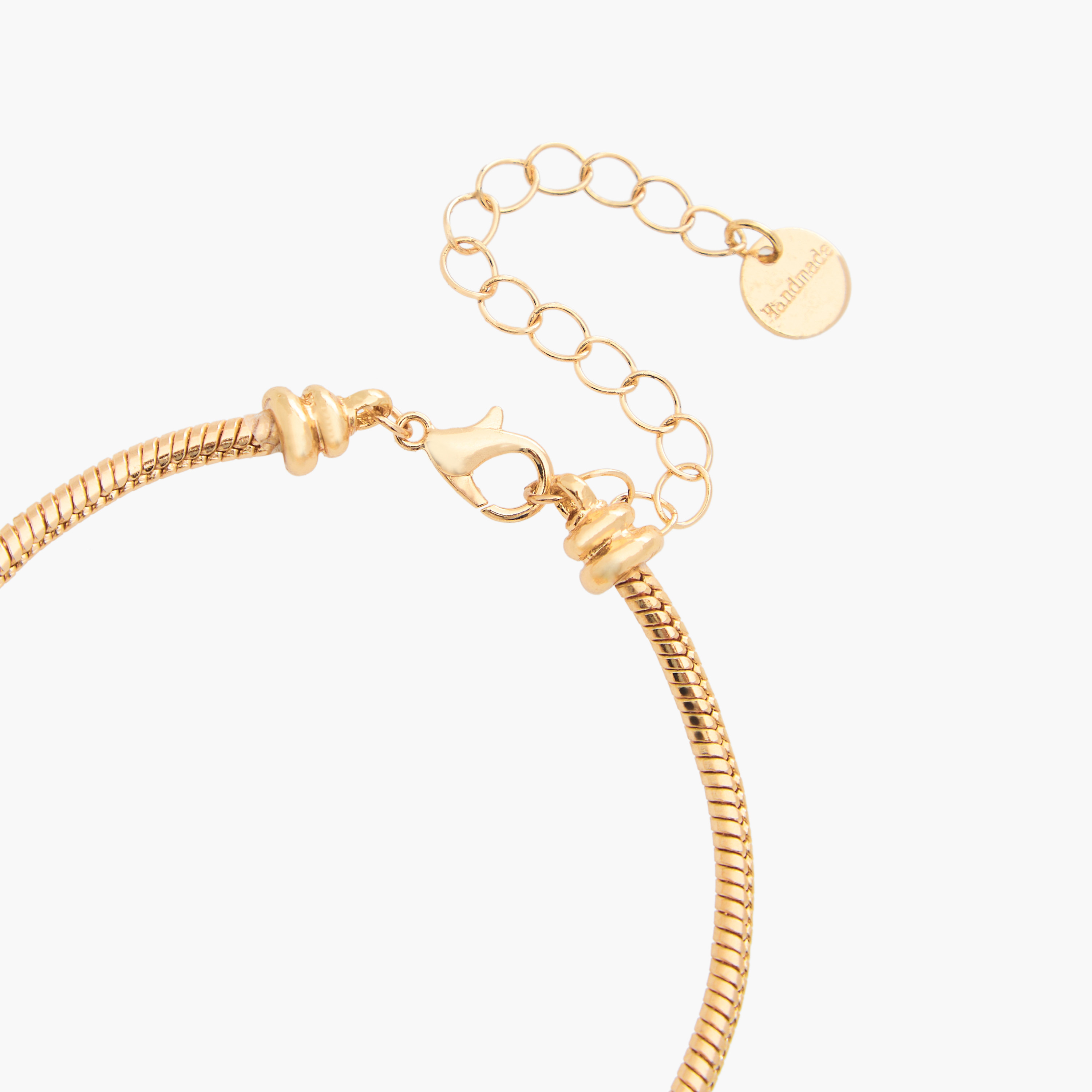 سوار ذهبي اللون بدلايات زهرية-women-watchesandjewellery-jewellery-banglesandbracelets-image-4