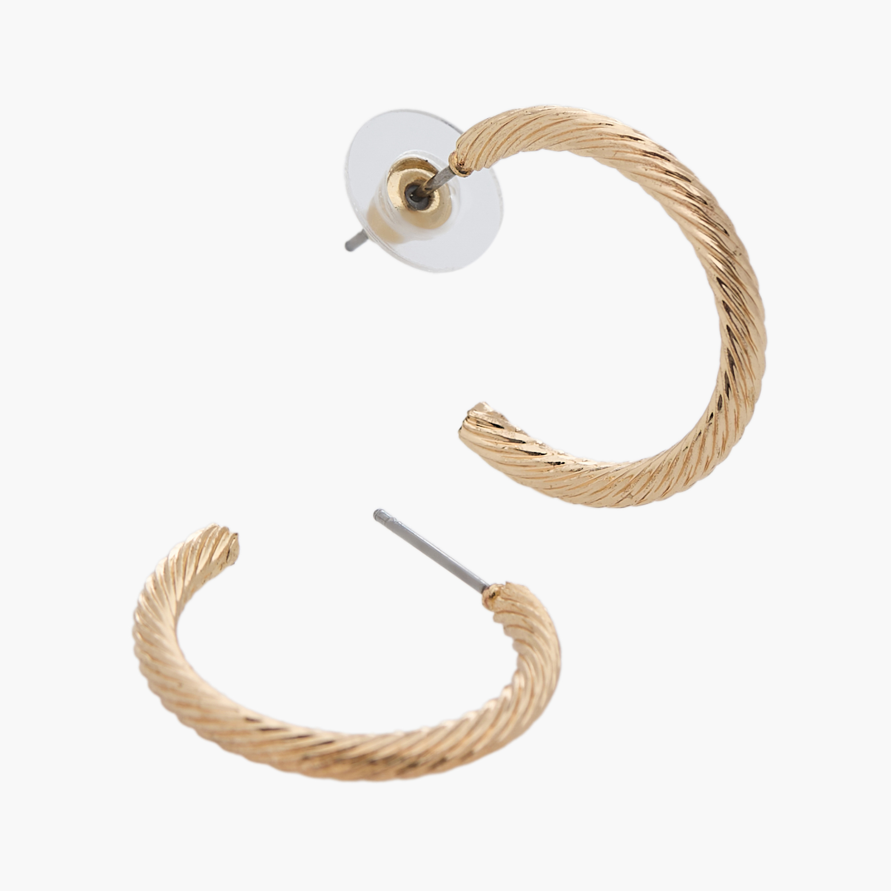 Pack of 3 Assorted Hoop Earrings with Pushback Closure-women-watchesandjewellery-jewellery-earrings-image-6