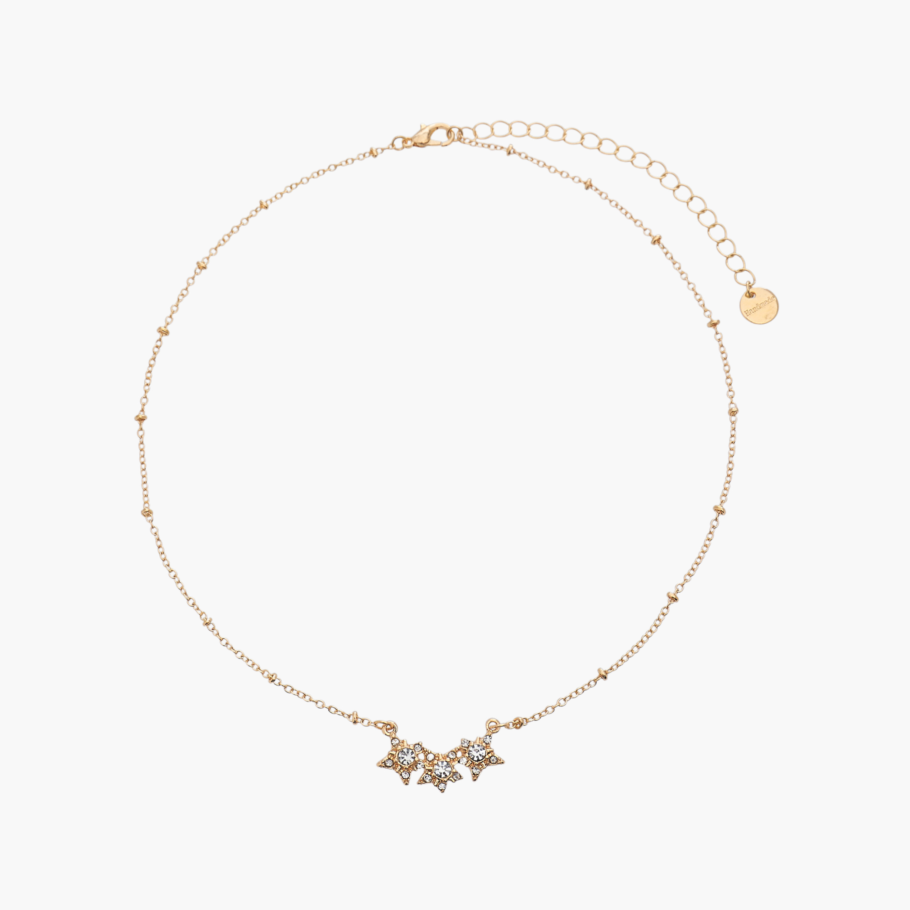 Set of 2 - Star Embellished Necklace and Earrings-girls-accessories-jewellery-image-2