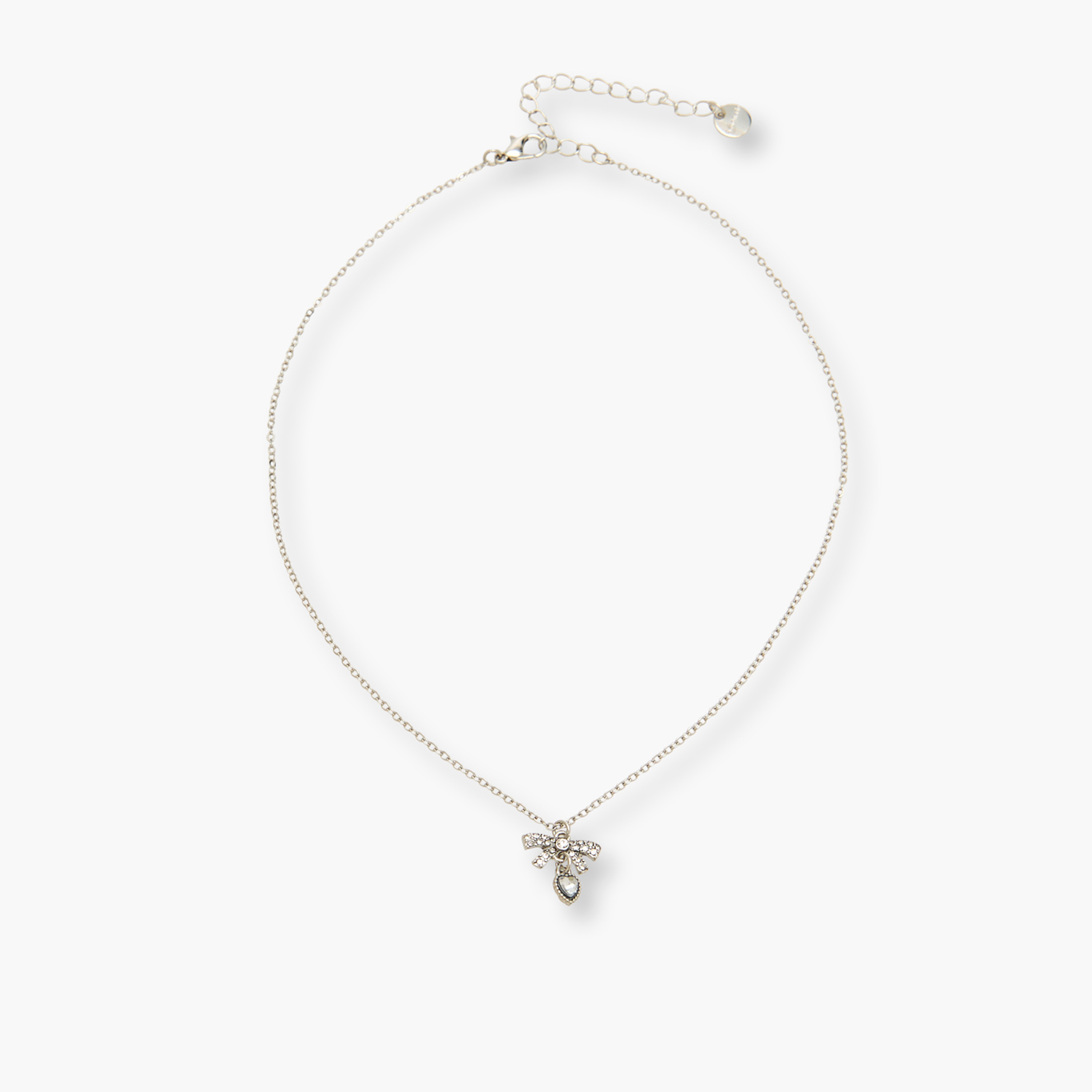 طقم عقد وحلقان مزين بفيونكة وأحجار-girls-accessories-jewellery-image-2