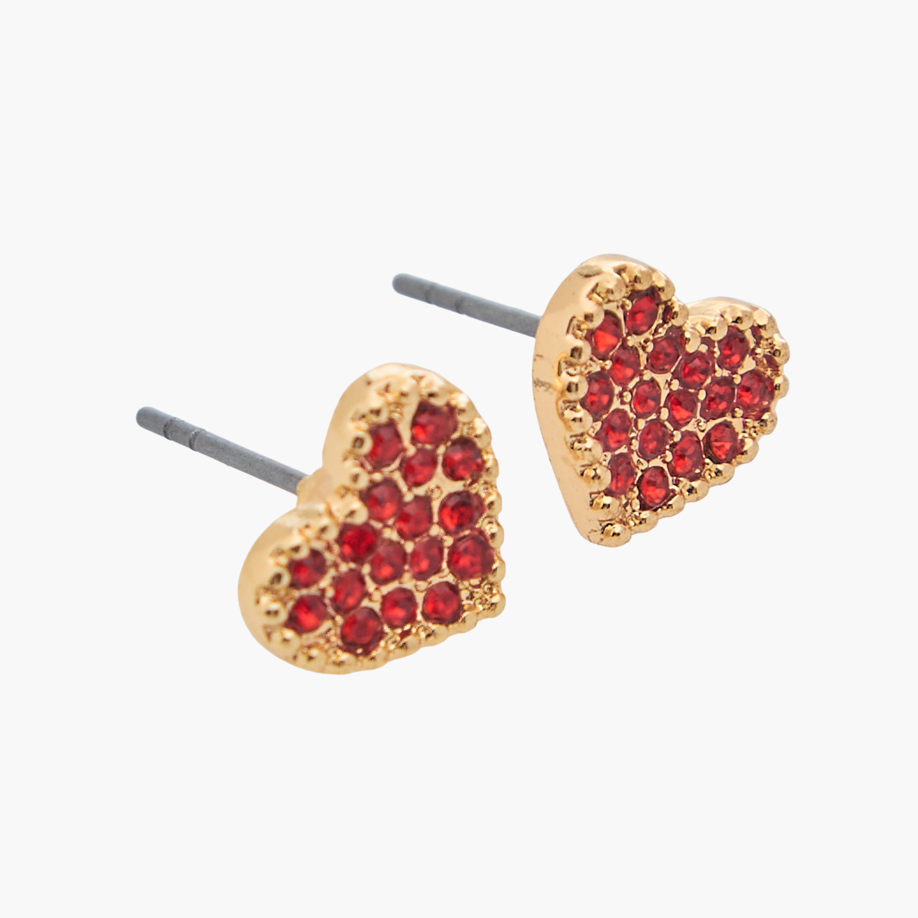 طقم عقد وحلقان مزين بقلب - قطعتين-girls-accessories-jewellery-image-5