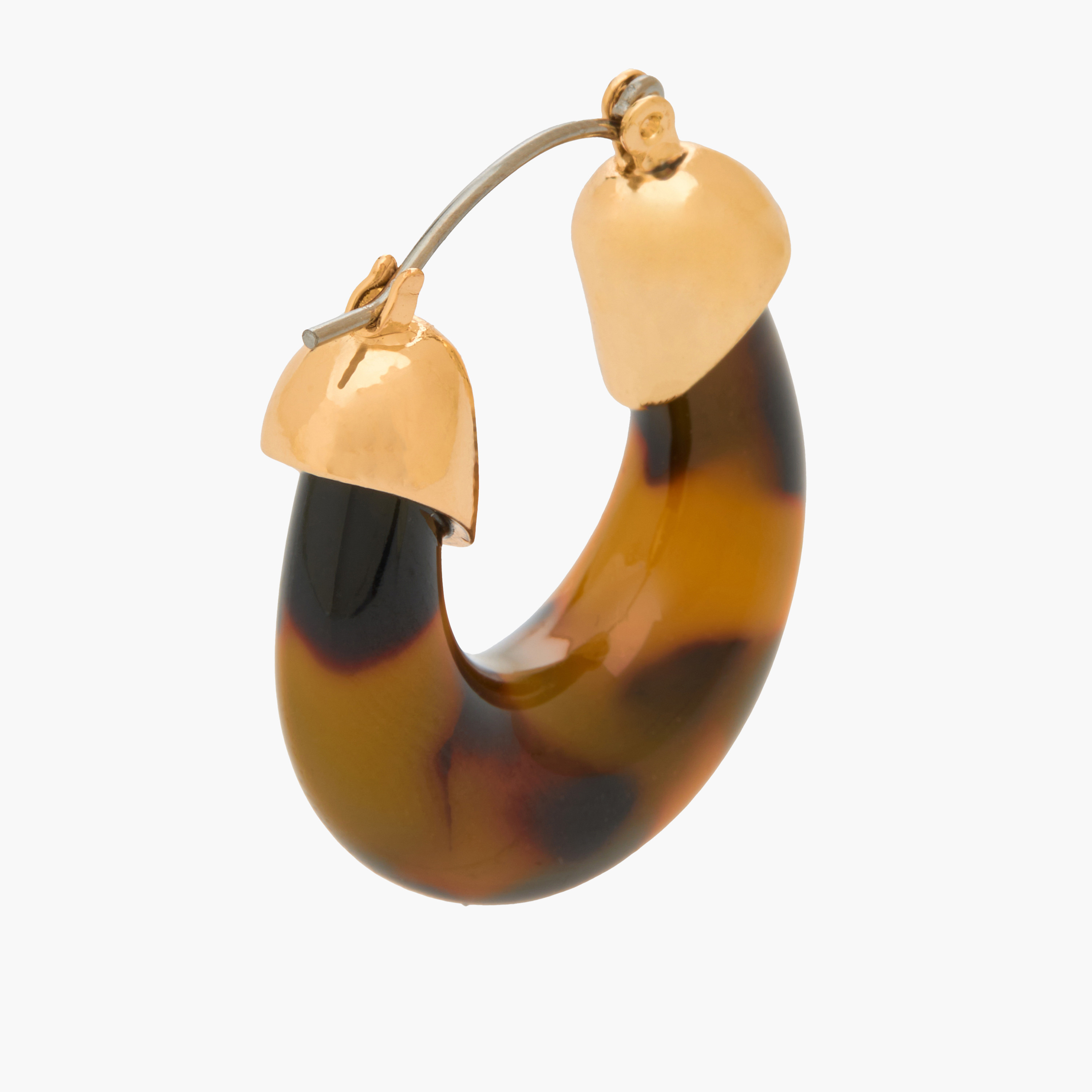 Printed Hoop Earrings with Hinged Closure-women-watchesandjewellery-jewellery-earrings-image-4