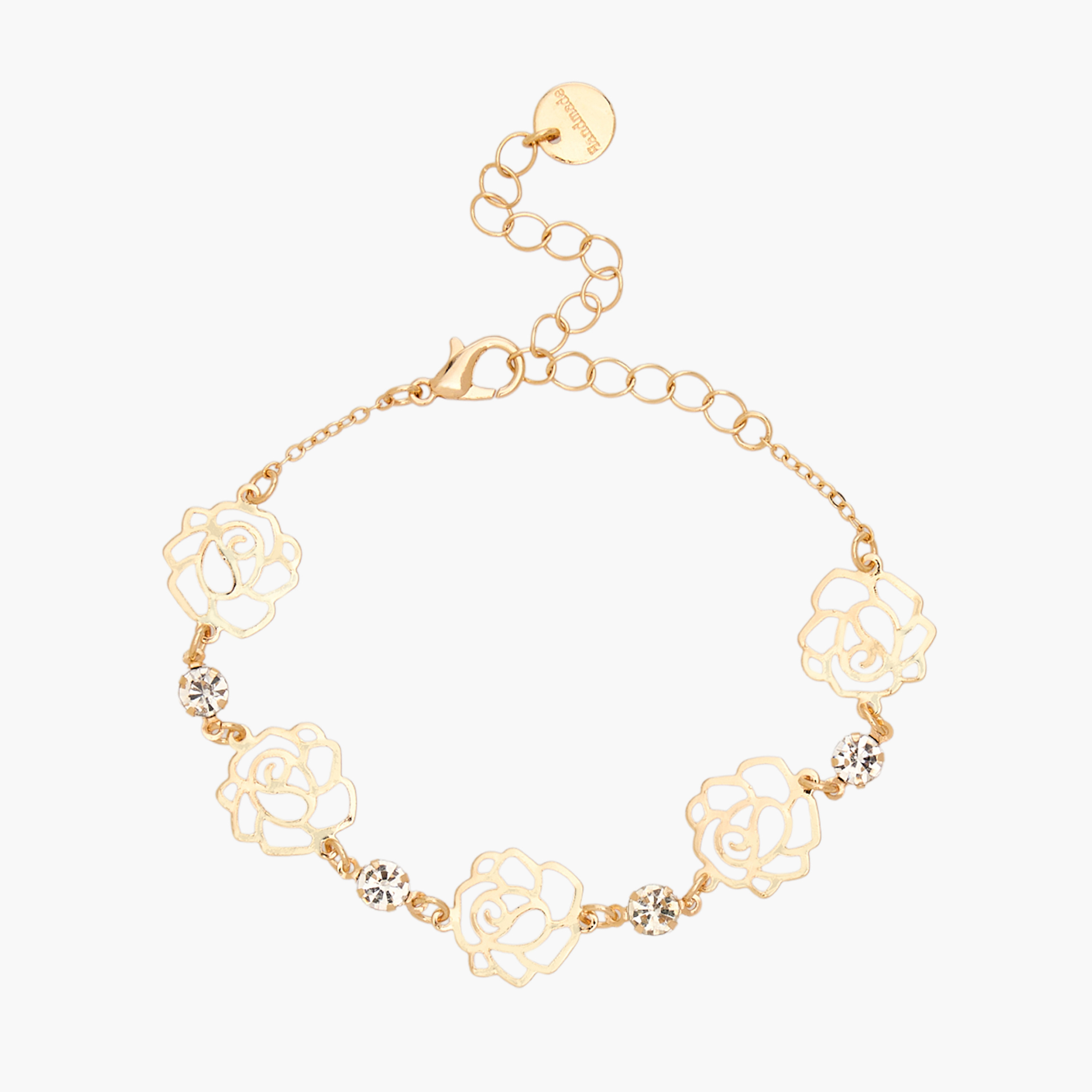 طقم أساور متنوعة بلون ذهبي - 3 قطع-women-watchesandjewellery-jewellery-banglesandbracelets-image-6