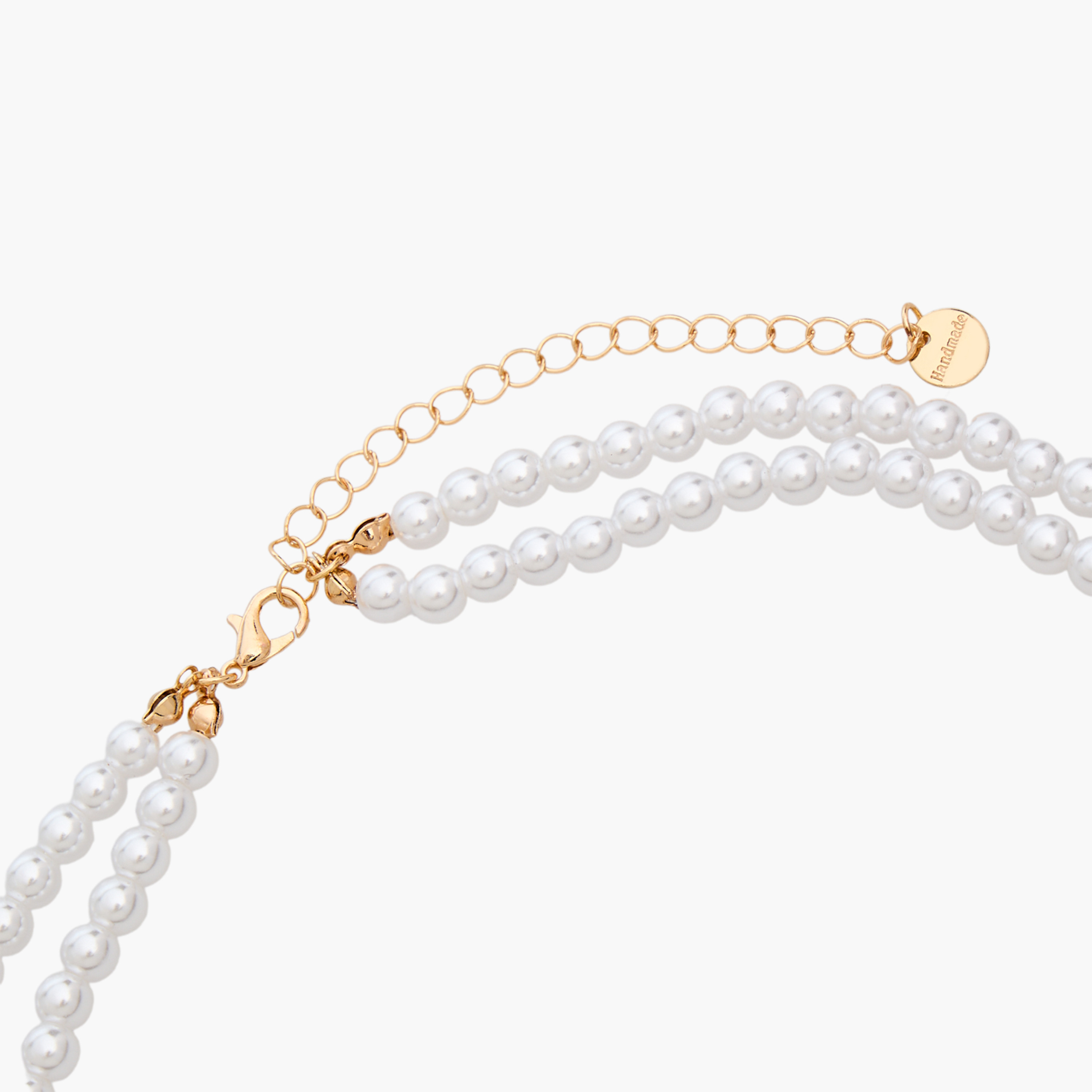Layered Pearl Necklace with Embellishment-women-watchesandjewellery-jewellery-necklacesandpendants-image-3