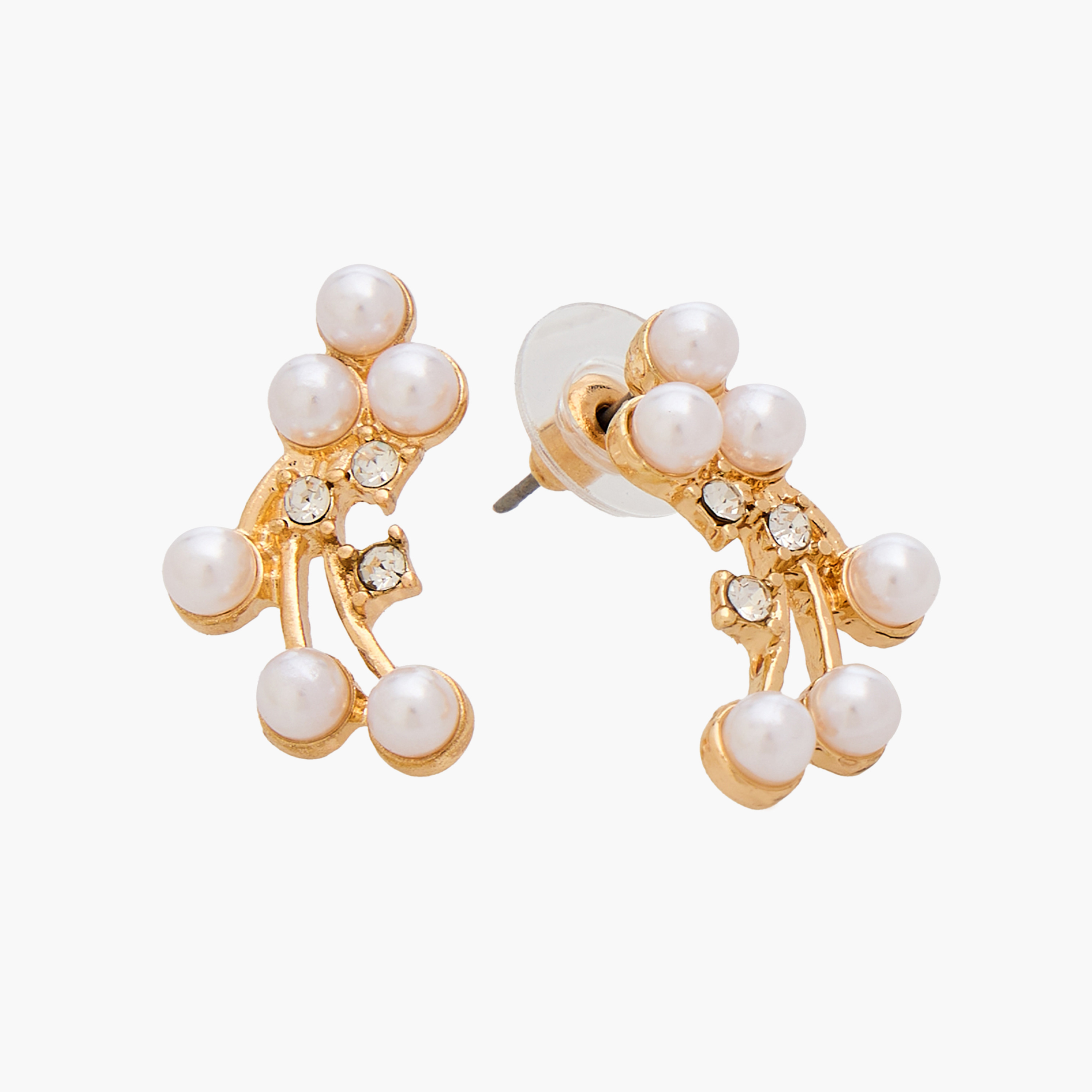عقد وحلق بتزيينات لؤلؤ صناعي - طقم من قطعتين-girls-accessories-jewellery-image-5
