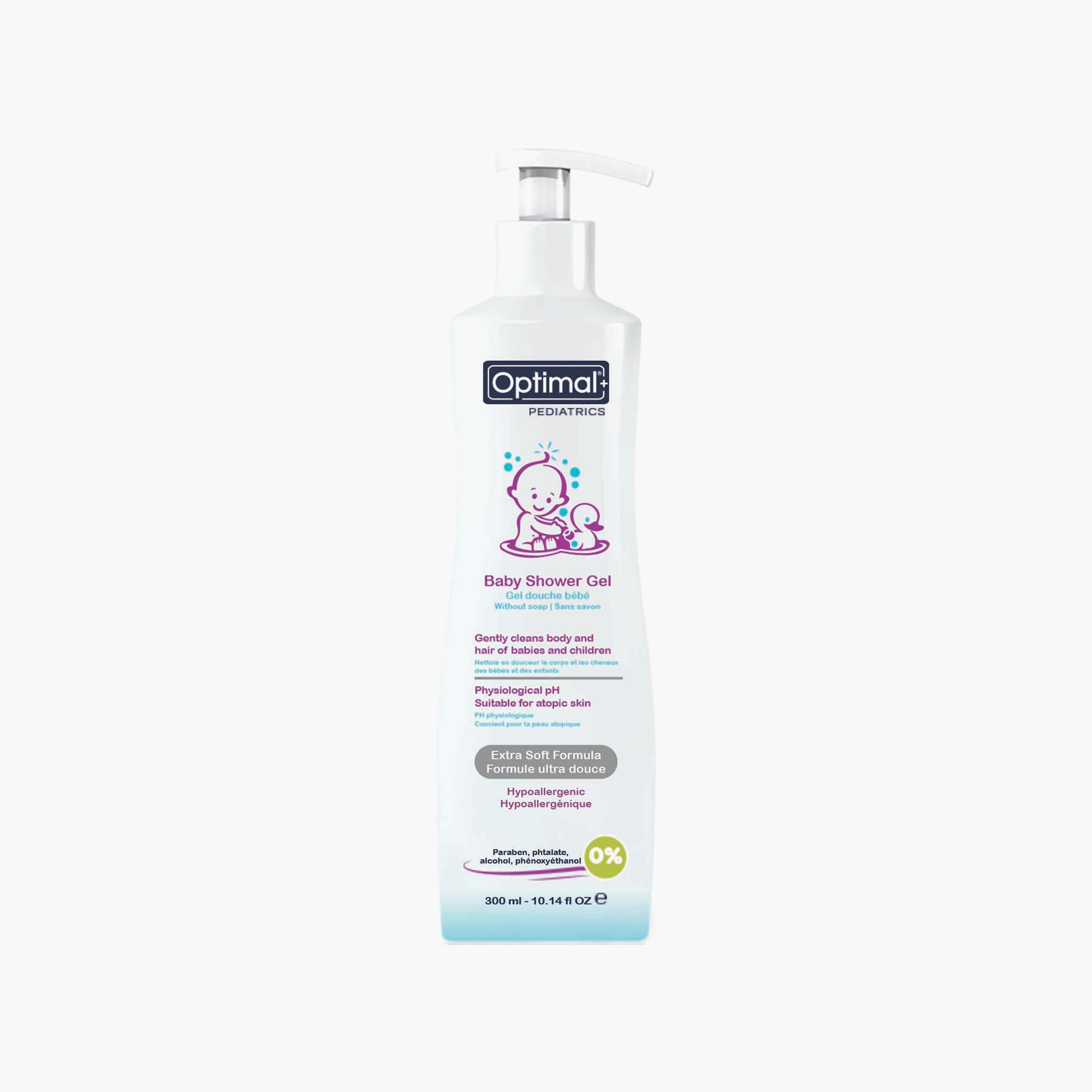 جل استحمام للأطفال أوبتيمال بيدياتريكس | 300 مل-baby-bathandcare-hairbodyskincare-bodywashandsoaps-image-1