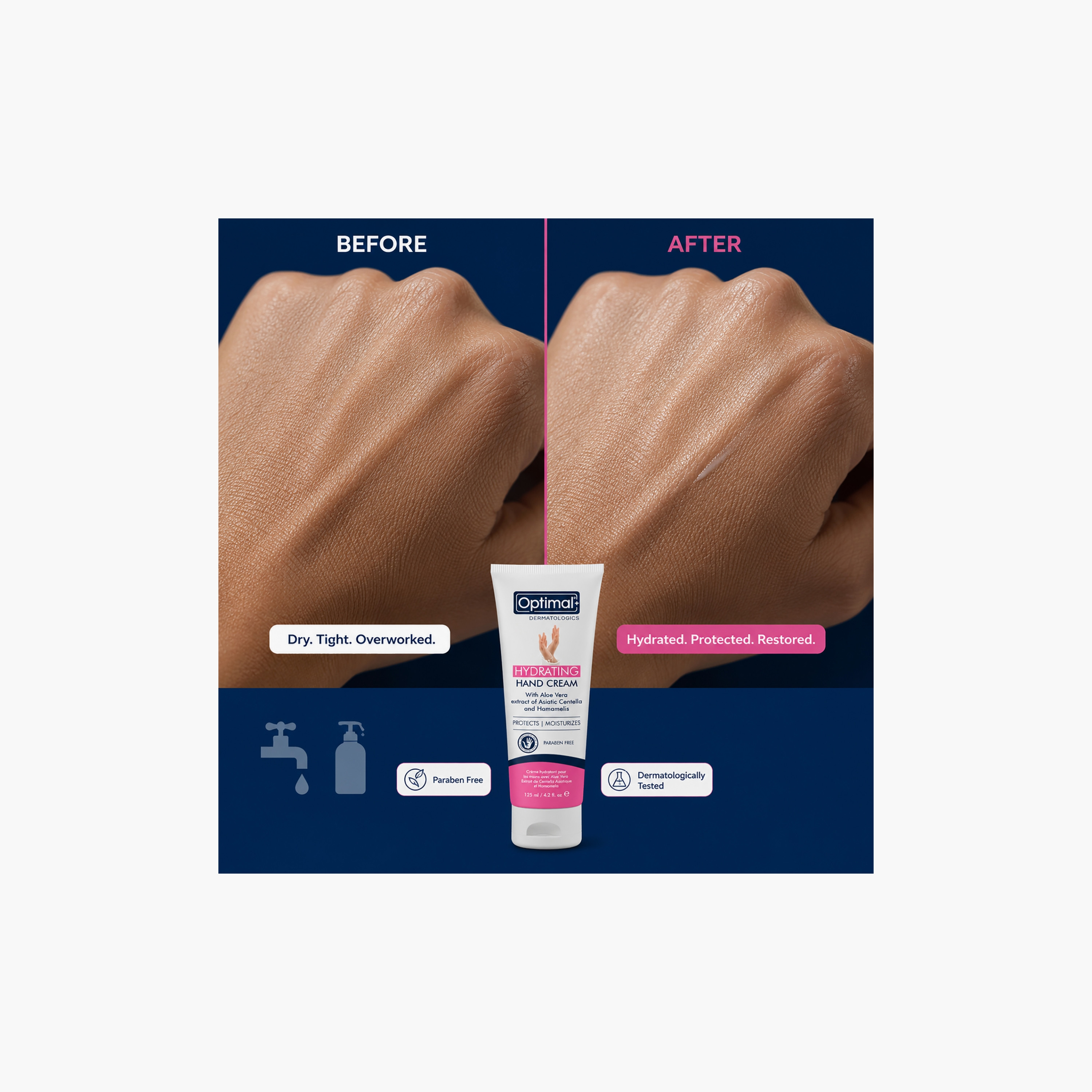كريم مرطب لليدين بألوفيرا أوبتيمال ديرماتولوجيكس | 125 مل-beautyandpersonalcare-babycare-lotionsandcreams-image-2