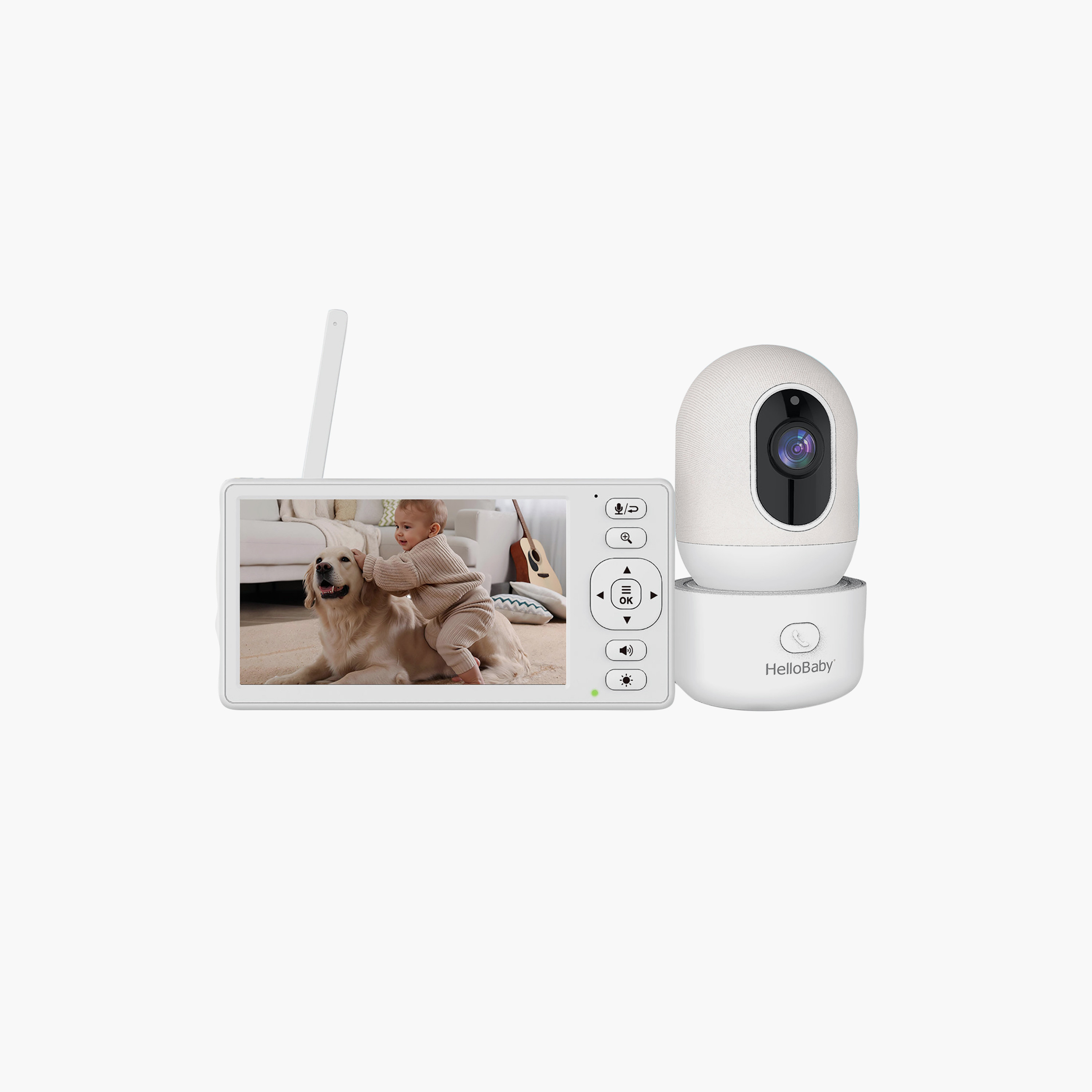 Hellobaby Smart Wi-Fi Dual-Mode Baby Monitor with HD IPS Display-baby-healthandsafety-babymonitors-image-1