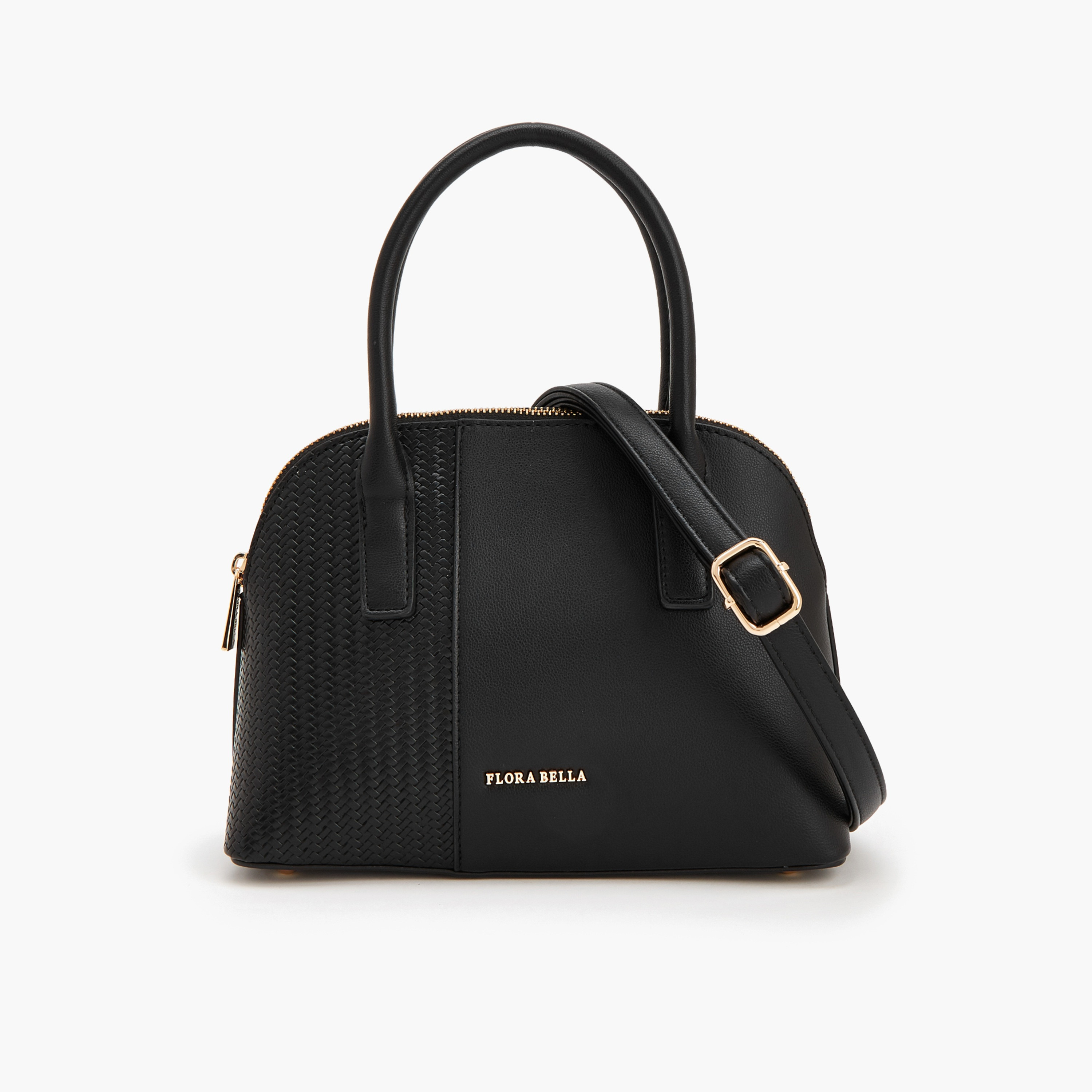 شنطة توتي بملمس بارز وسحاب إغلاق من فلورا بيلا-women-bagsandwallets-handbags-image-1
