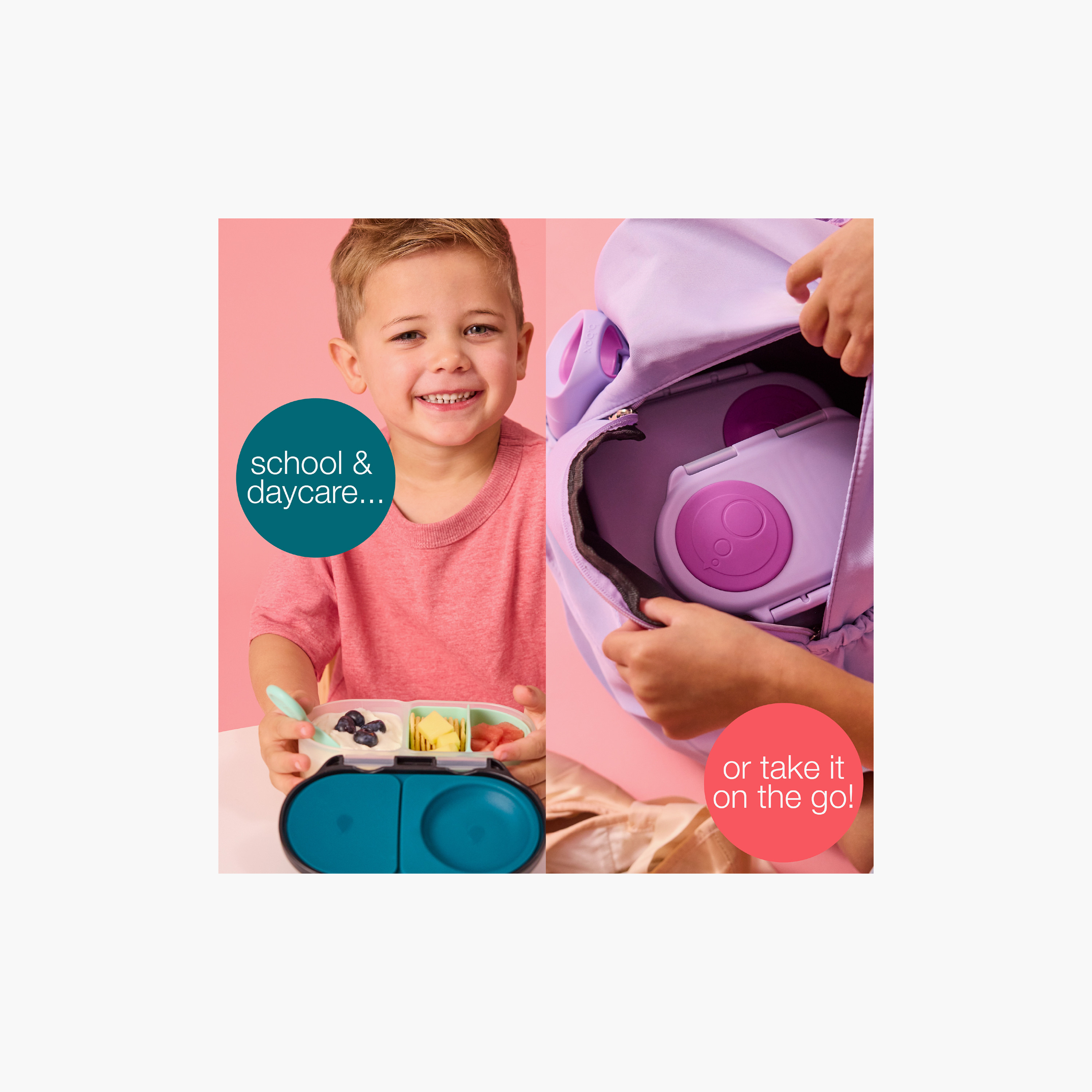 B.box 2 Compartments Leakproof Mini Bento Lunch Box-school-lunchessentials-lunchboxes-image-6
