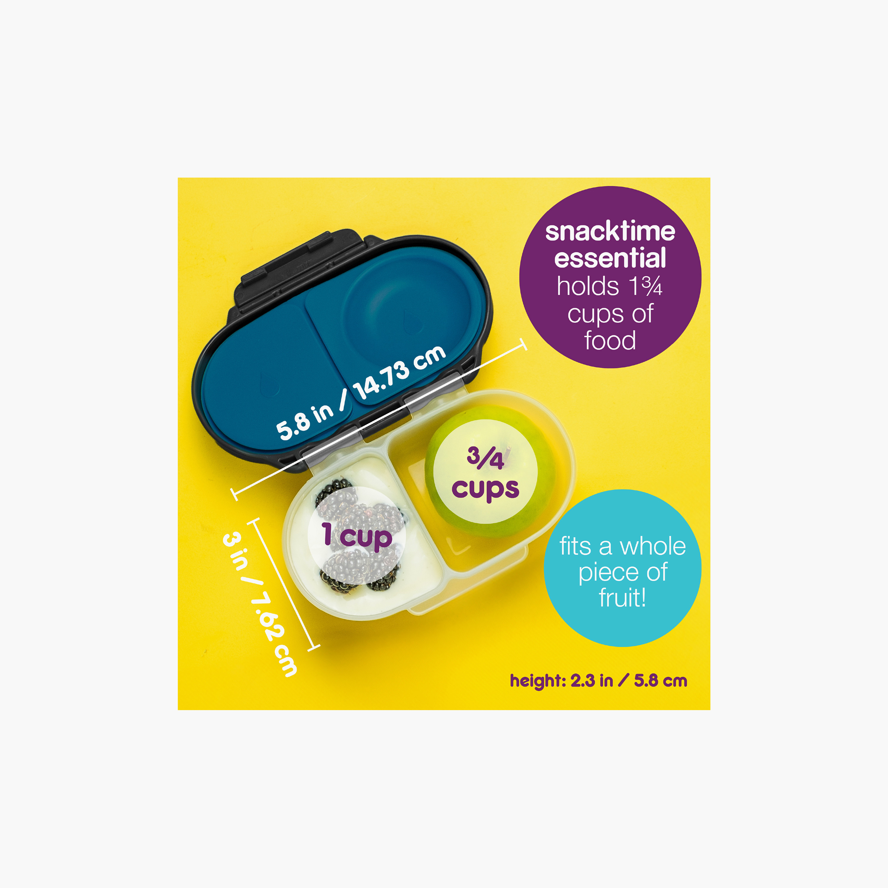 B.box 2 Compartments Leakproof Mini Bento Lunch Box-school-lunchessentials-lunchboxes-image-9