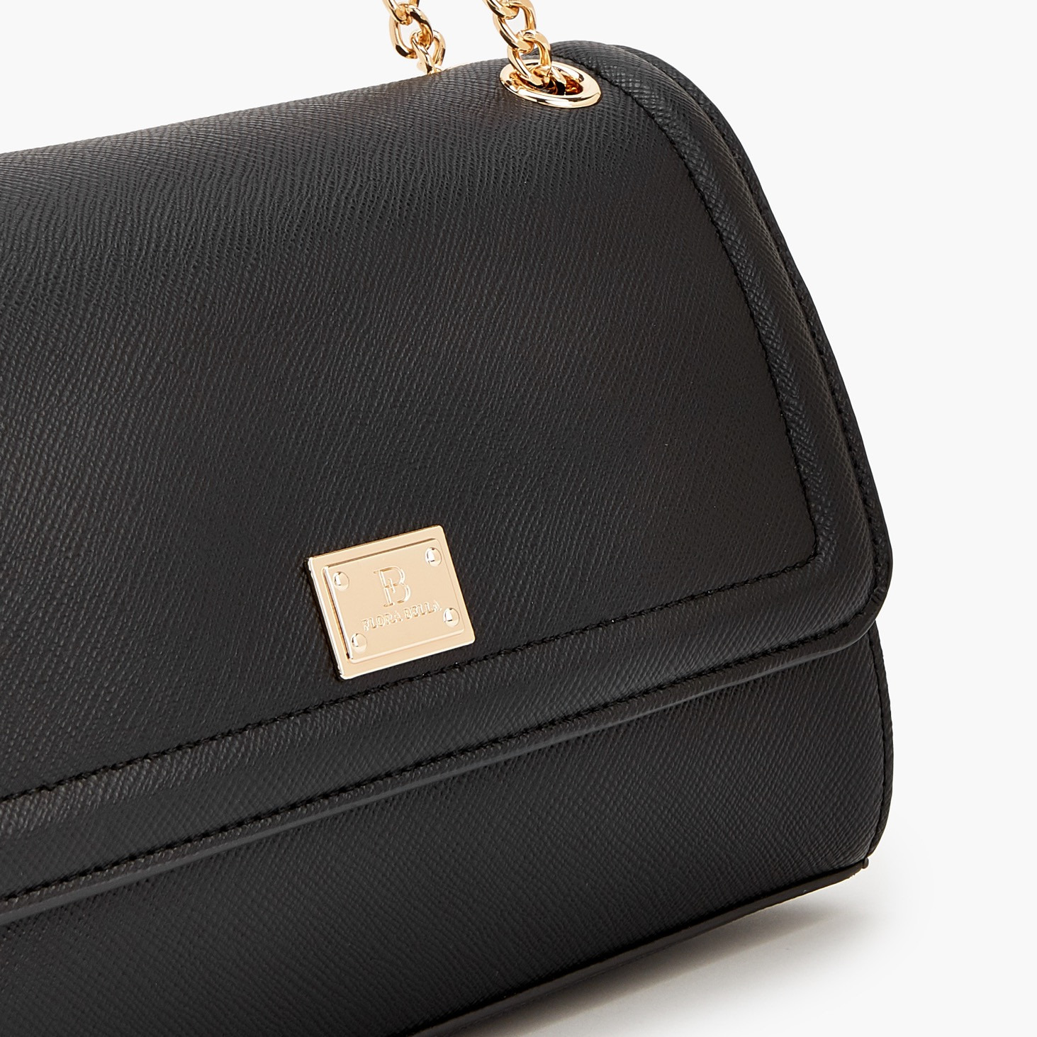 شنطة سلينغباك بملمس بارز وحزام سلسلة من فلورا بيلا-women-bagsandwallets-handbags-image-4