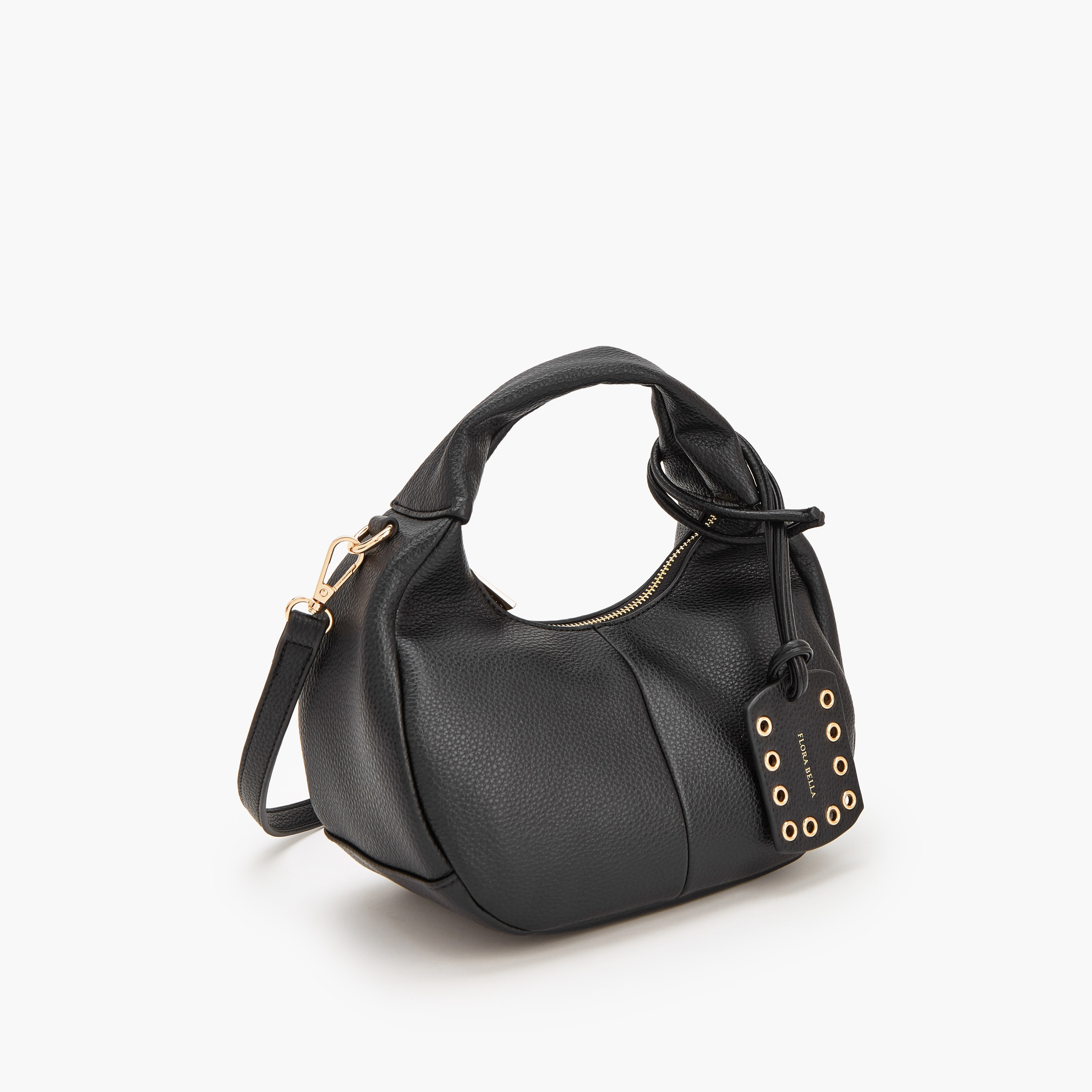 شنطة هوبو بملمس بارز وحزام قابل للفصل من فلورا بيلا-women-bagsandwallets-handbags-image-3