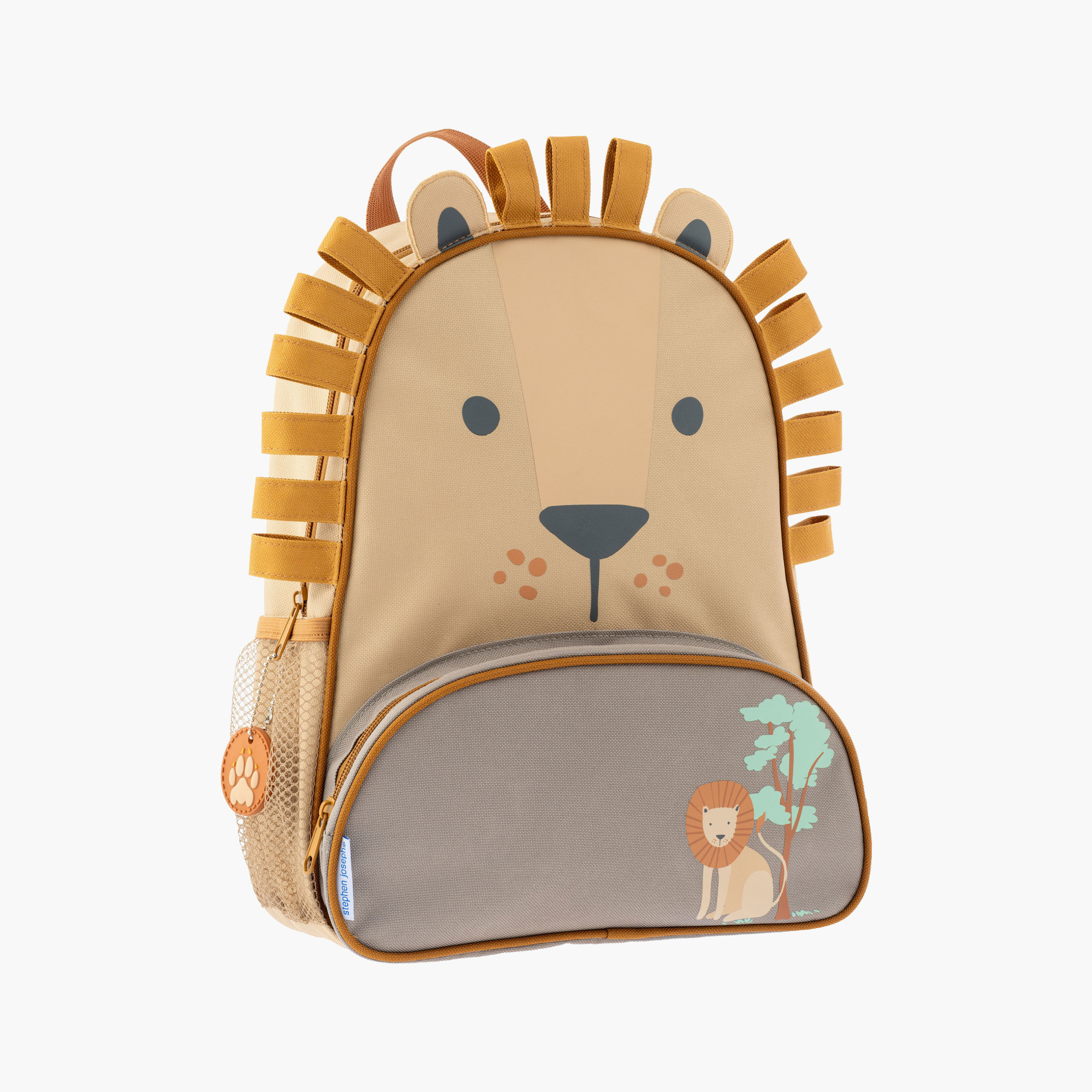 Stephen Joseph Lion Sidekick Backpack for Boys 3-6 Yrs with Adjustable Straps - 14 Inch-school-bagsandbackpacks-backpacks-image-4