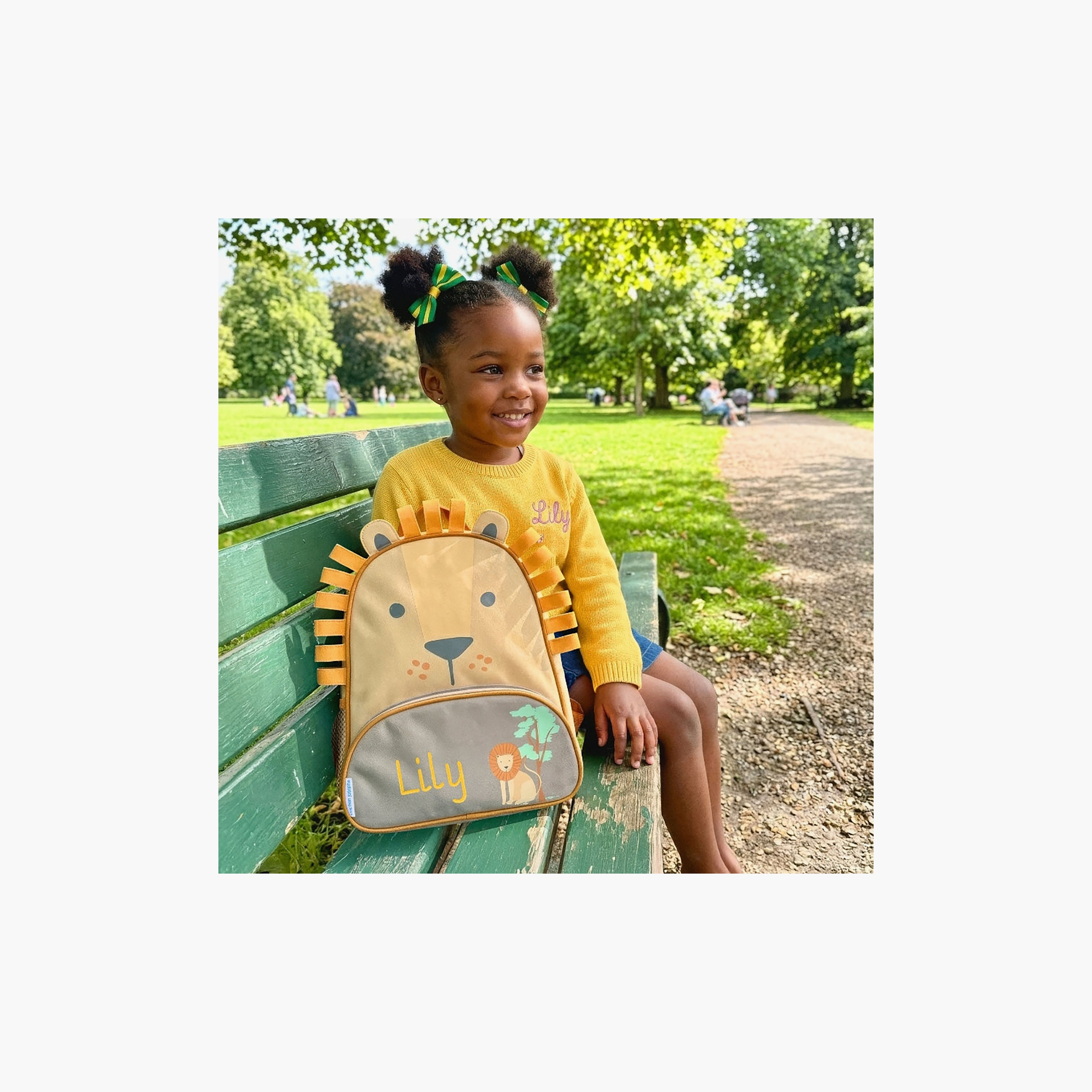 Stephen Joseph Lion Sidekick Backpack for Boys 3-6 Yrs with Adjustable Straps - 14 Inch-school-bagsandbackpacks-backpacks-image-7