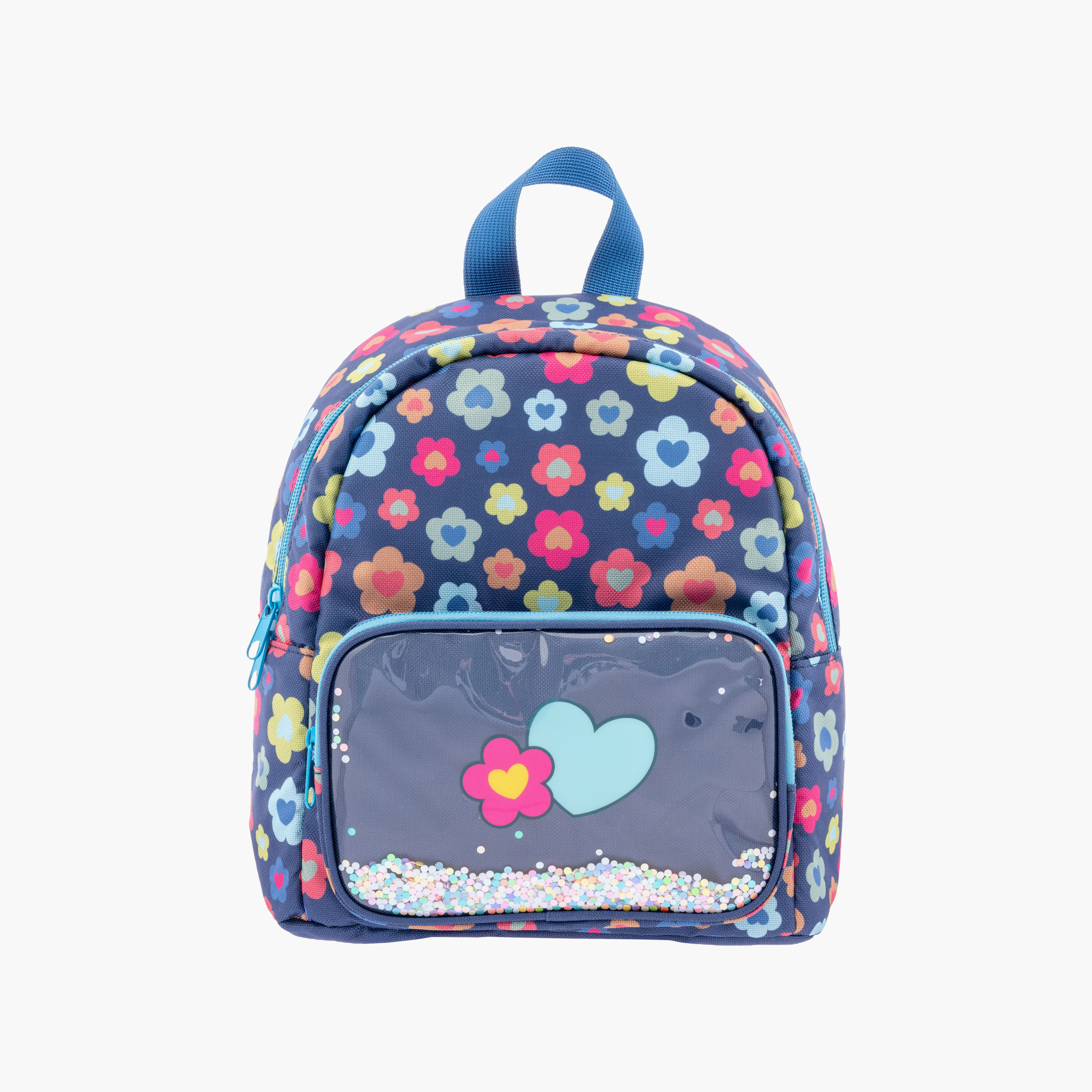 Stephen Joseph Flower Mini Glitter Backpack For Girls 3-5 Yrs - 10 Inch-school-bagsandbackpacks-backpacks-image-1