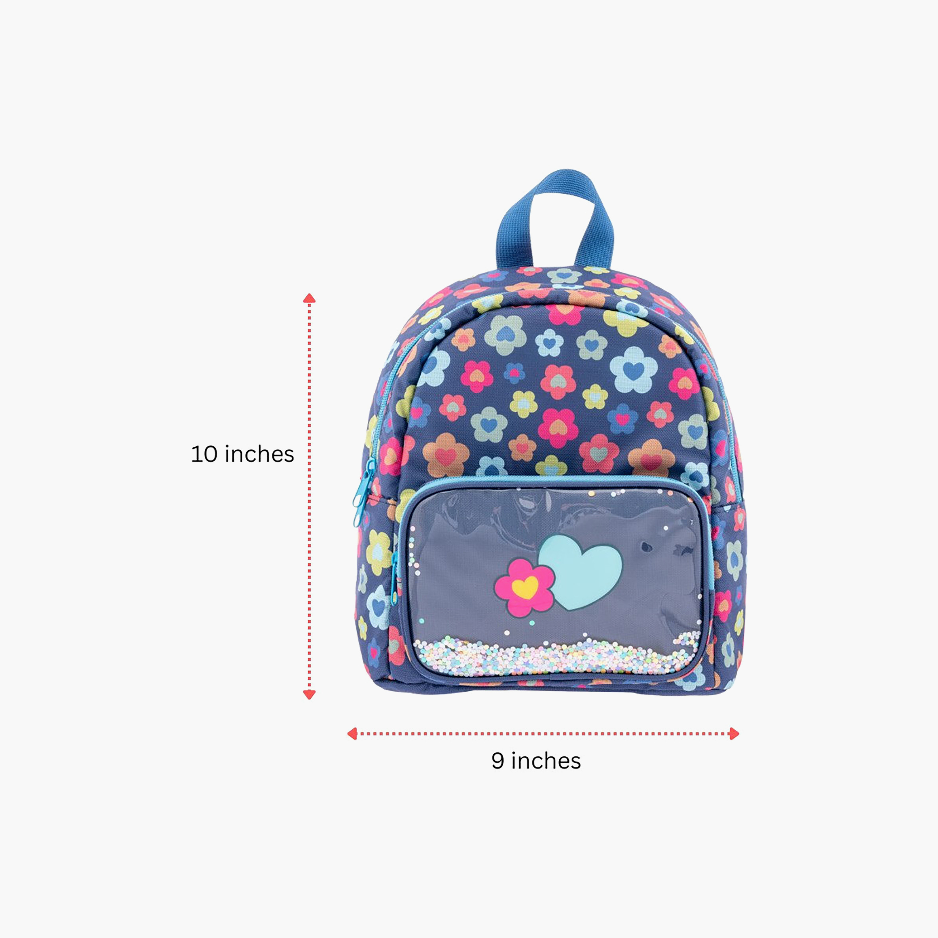Stephen Joseph Flower Mini Glitter Backpack For Girls 3-5 Yrs - 10 Inch-school-bagsandbackpacks-backpacks-image-5