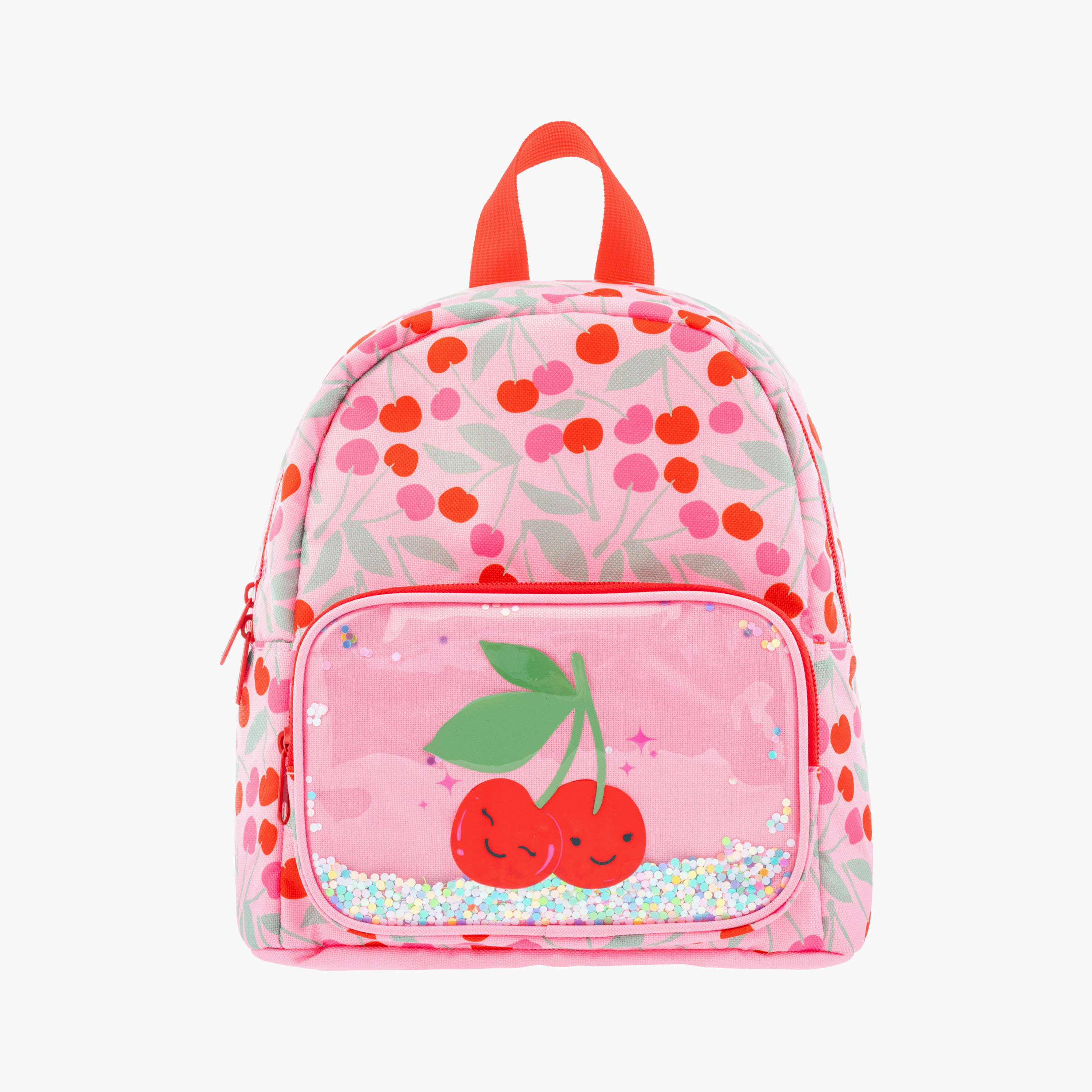 حقيبة ظهر صغيرة جليتر بنقشة كرز للبنات من 3 إلى 5 سنوات - 10 بوصة من ستيفن جوزيف-school-bagsandbackpacks-backpacks-image-1